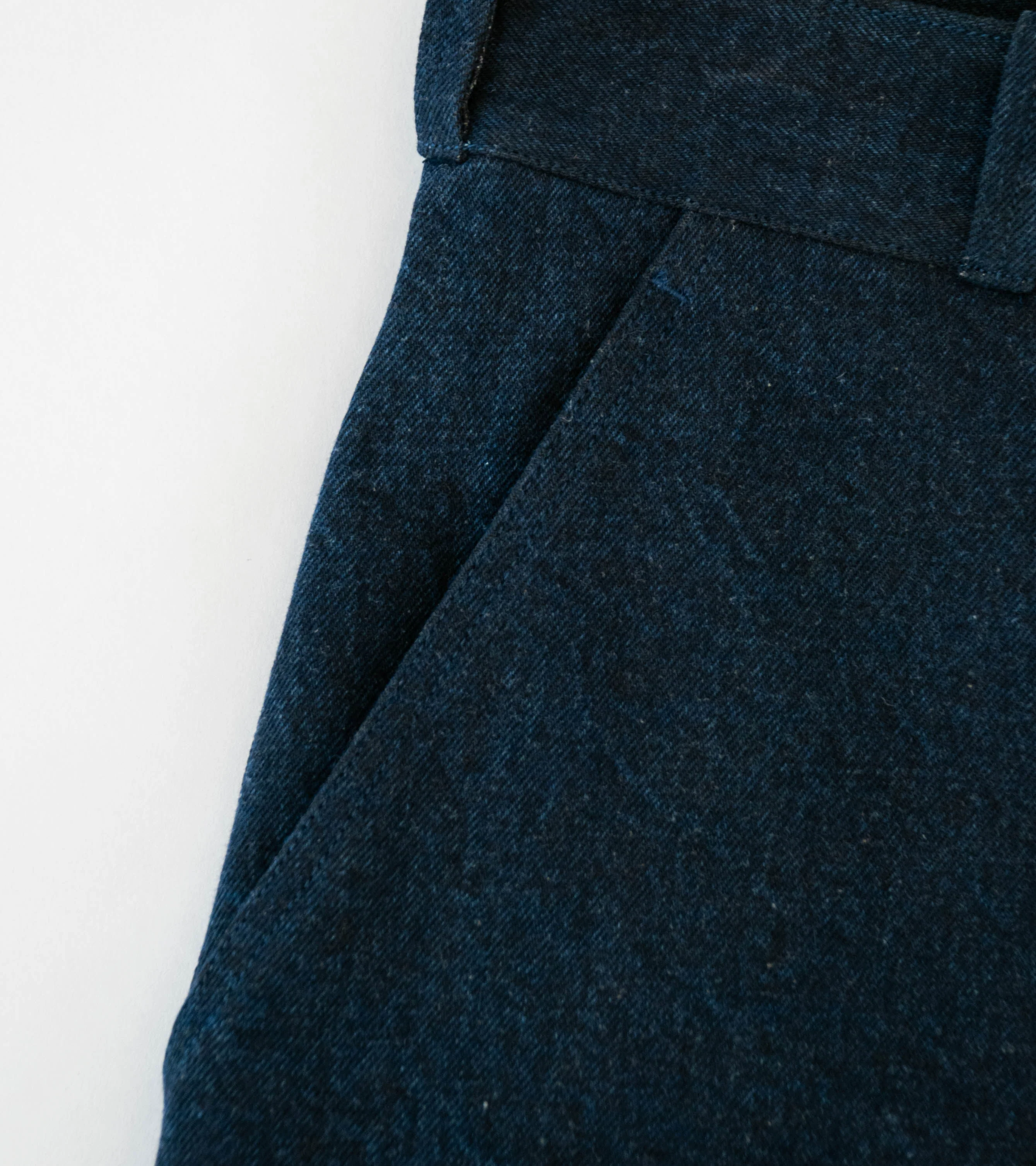 MAN-TLE 'R20 J7 Jebok Shorts' (Blue Sumi Organic Denim) - Image 3