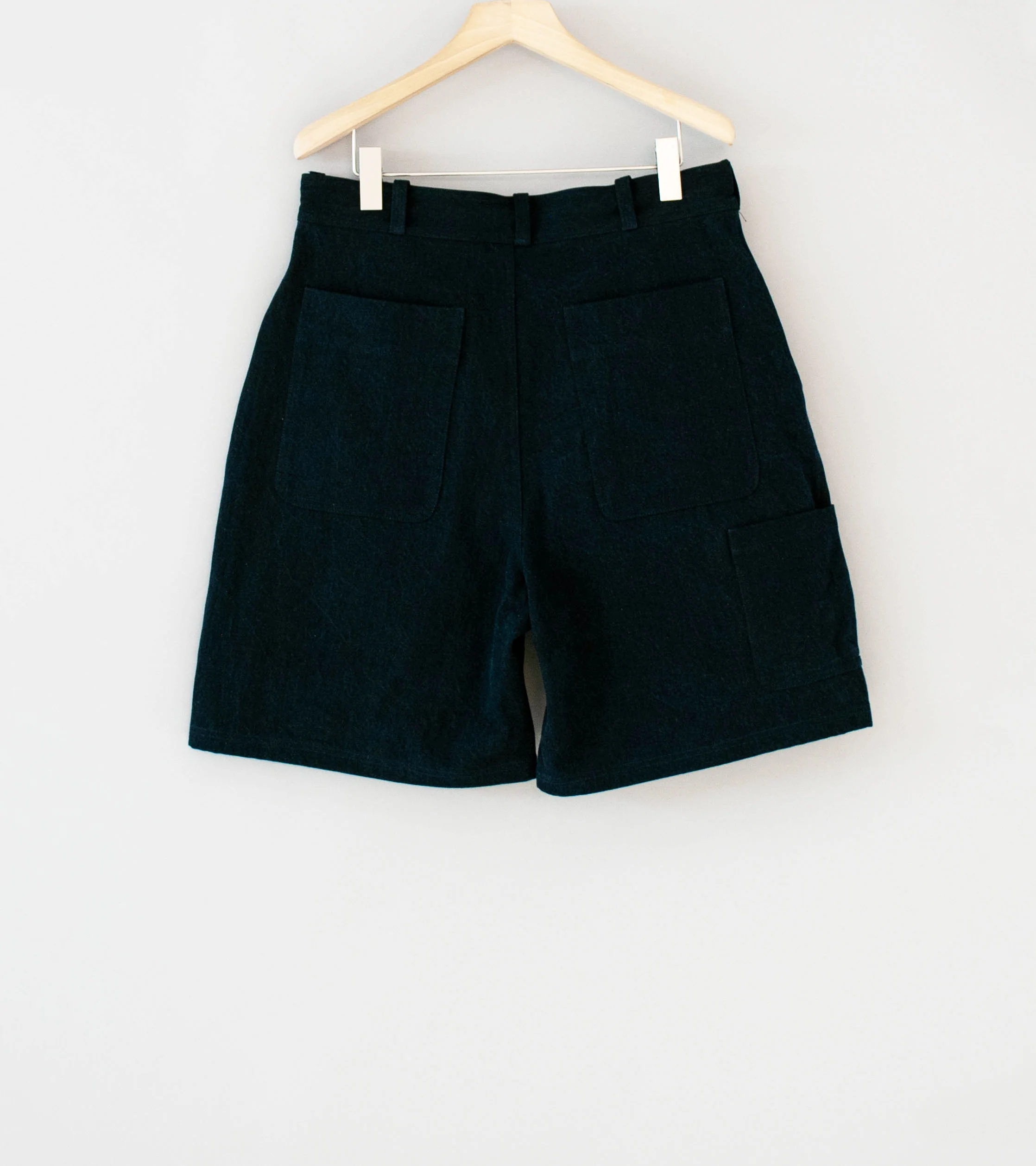 MAN-TLE 'R20 J7 Jebok Shorts' (Blue Sumi Organic Denim) - Image 5