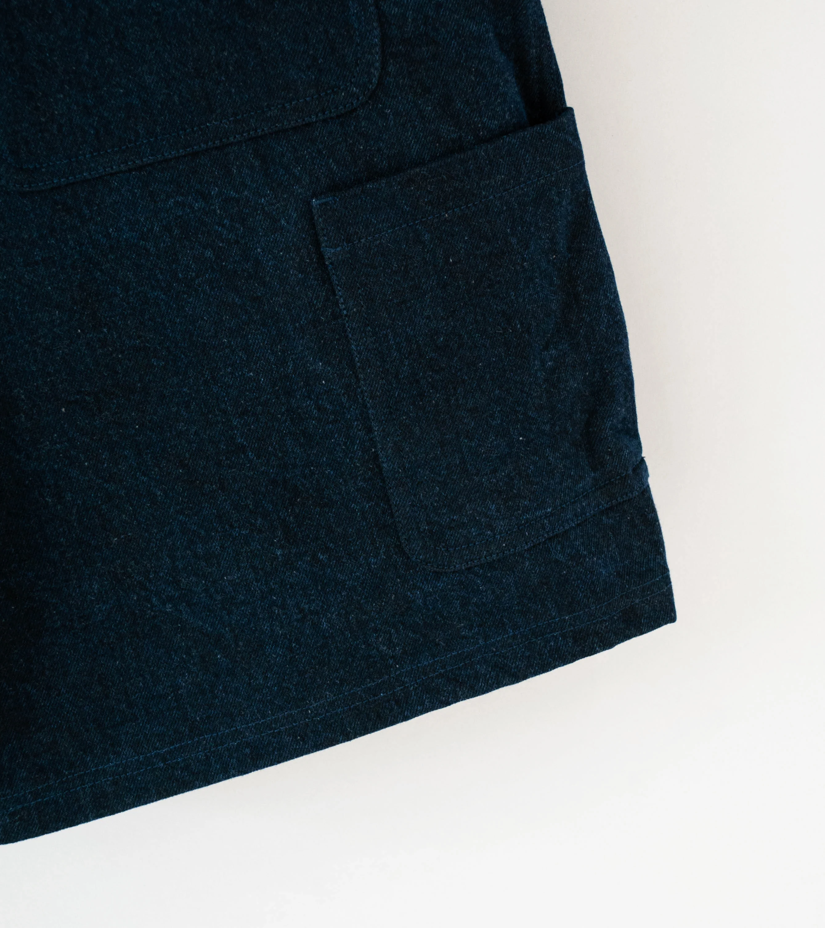 MAN-TLE 'R20 J7 Jebok Shorts' (Blue Sumi Organic Denim) - Image 7
