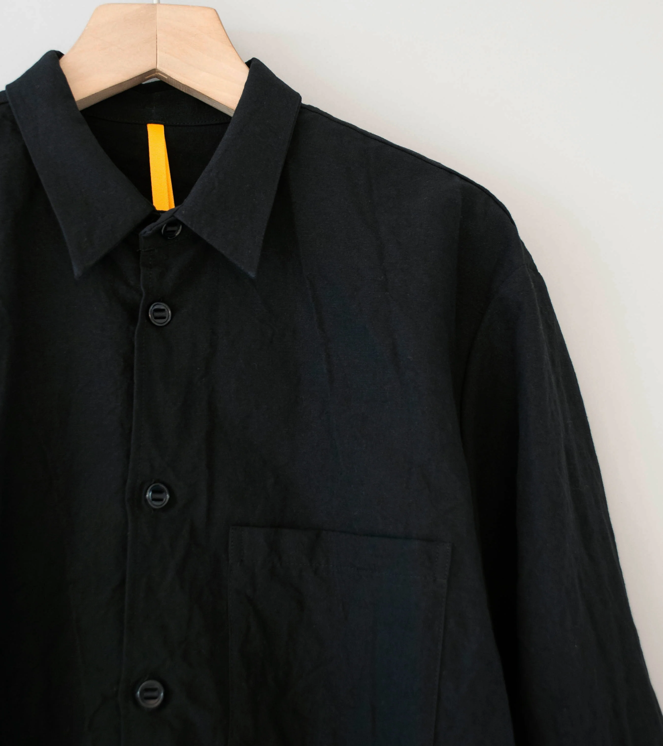 MAN-TLE 'R20 S1 New Shirt 1' (Black Linen) - Image 2