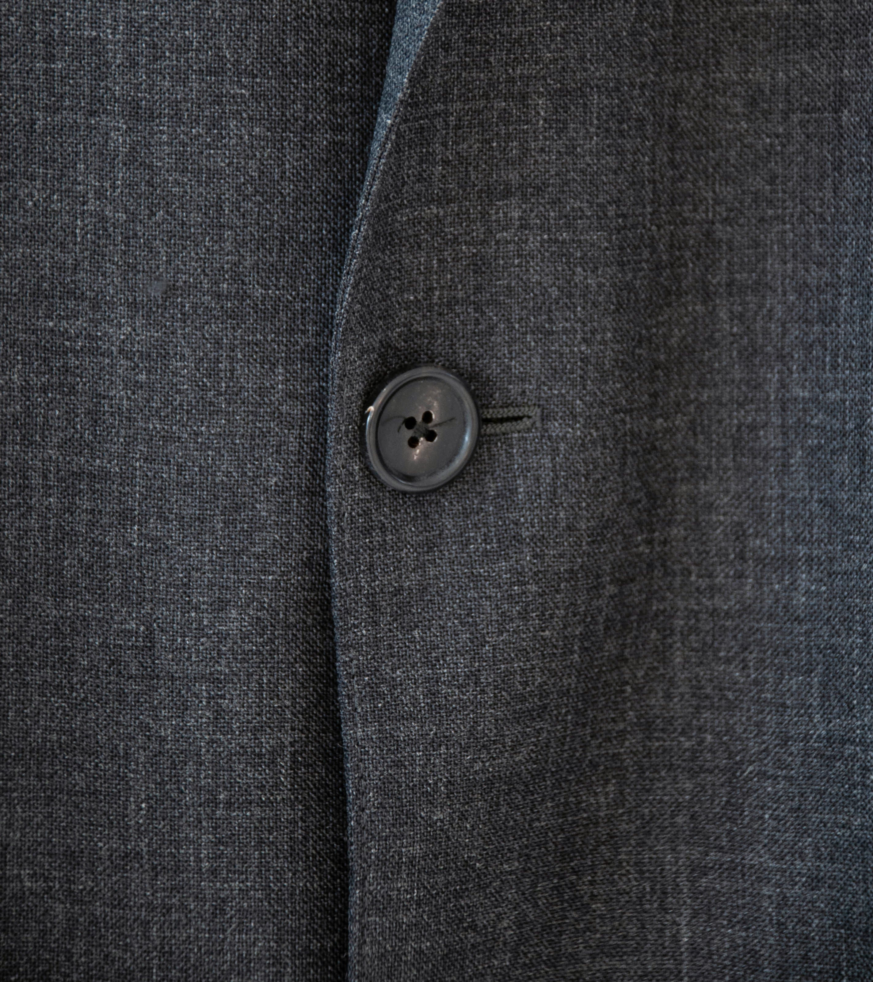Margaret Howell 'Patch Pocket Blazer' (Charcoal Crisp Wool Plainweave) - Image 6