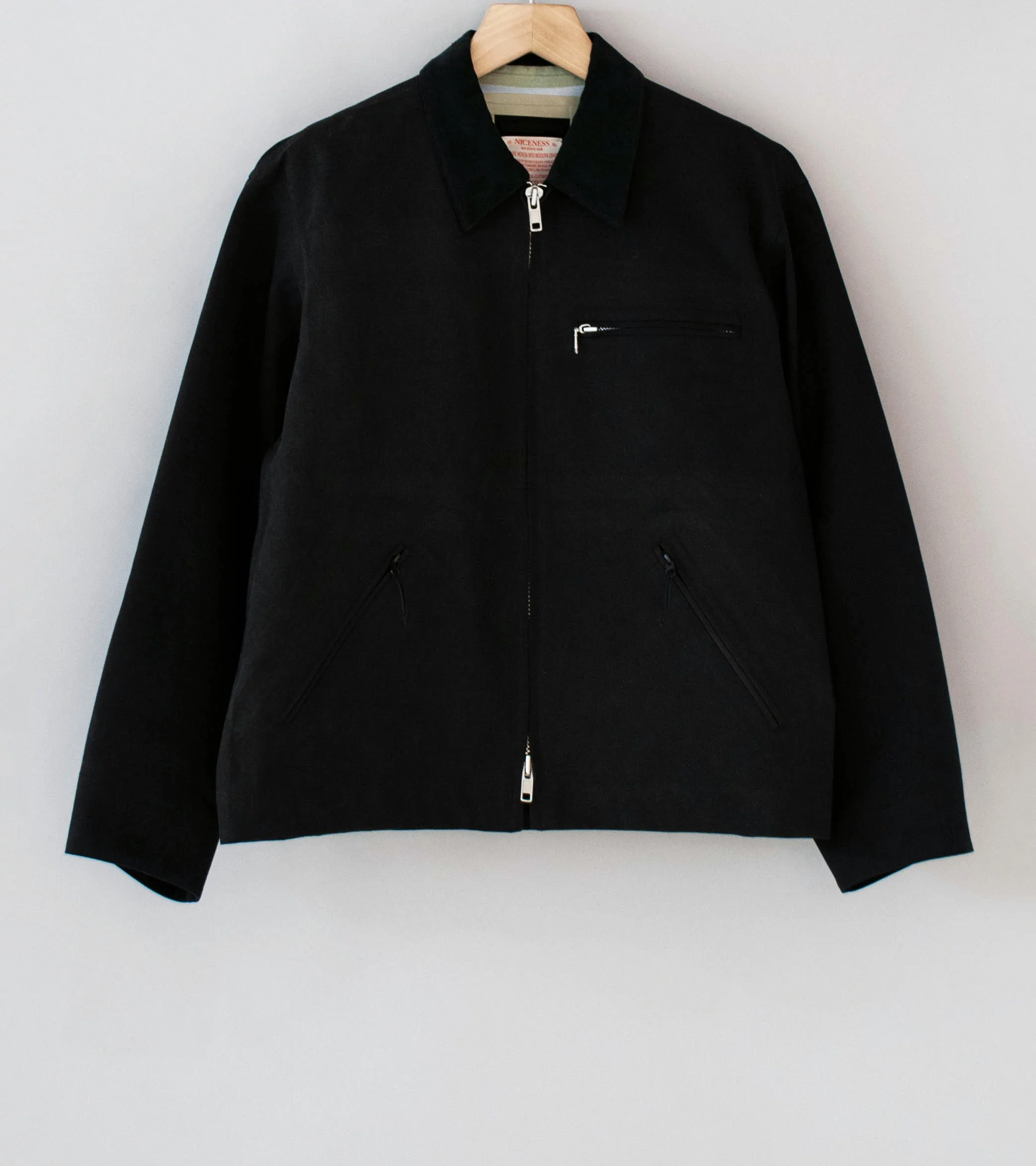 Niceness 'BURDEN 3-Layer Work Jacket' (Black)