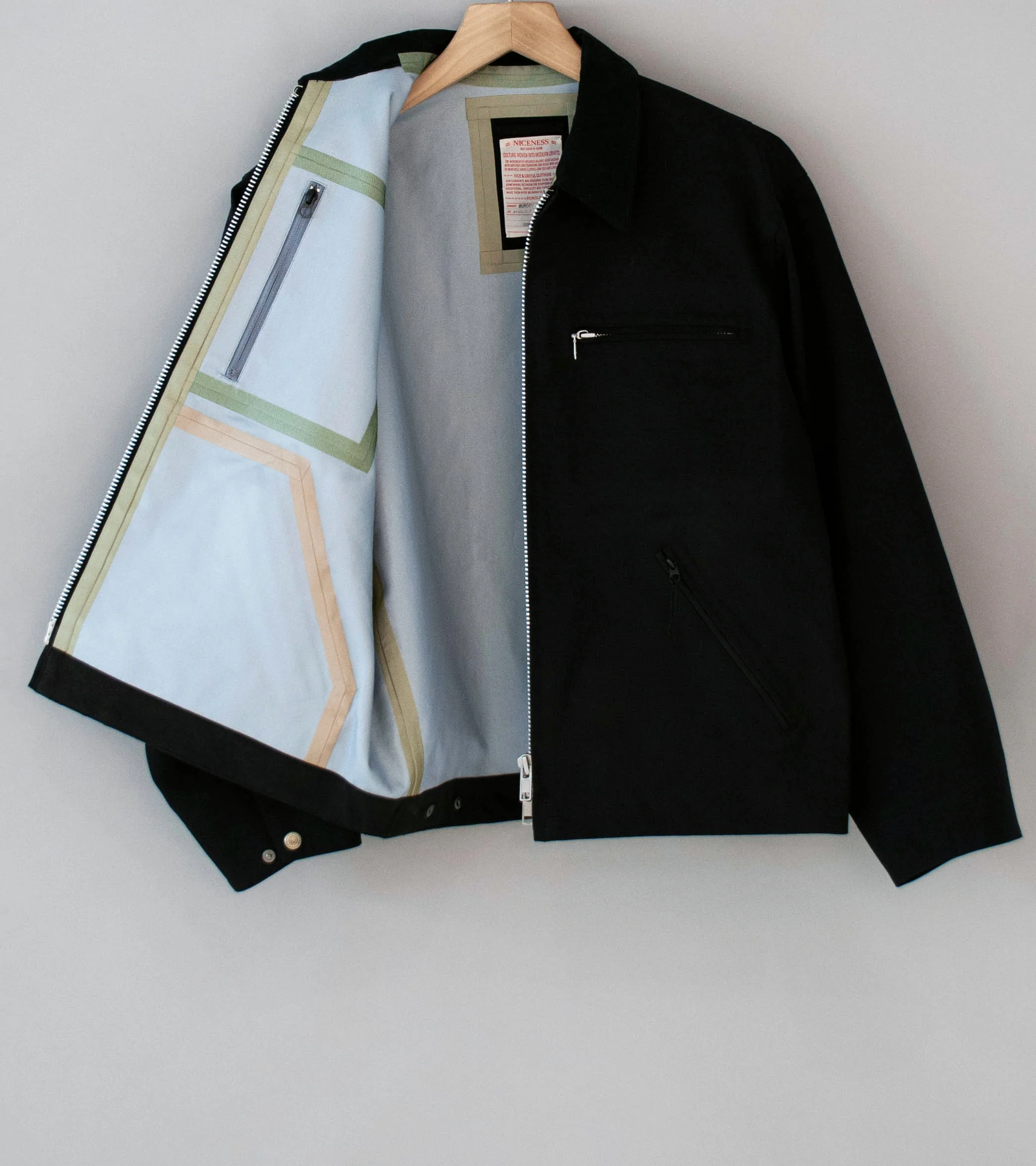 Niceness 'BURDEN 3-Layer Work Jacket' (Black) - Image 2