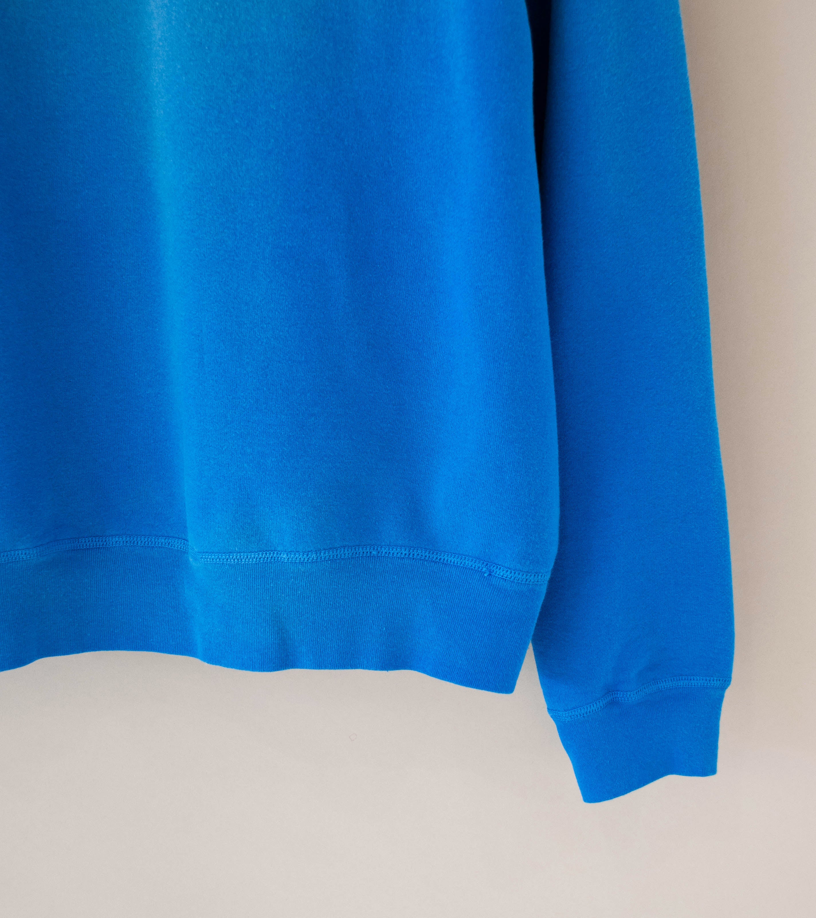 Niceness 'NAJA Distressed Sweat Double Front Pullover' (Blue) - Image 3