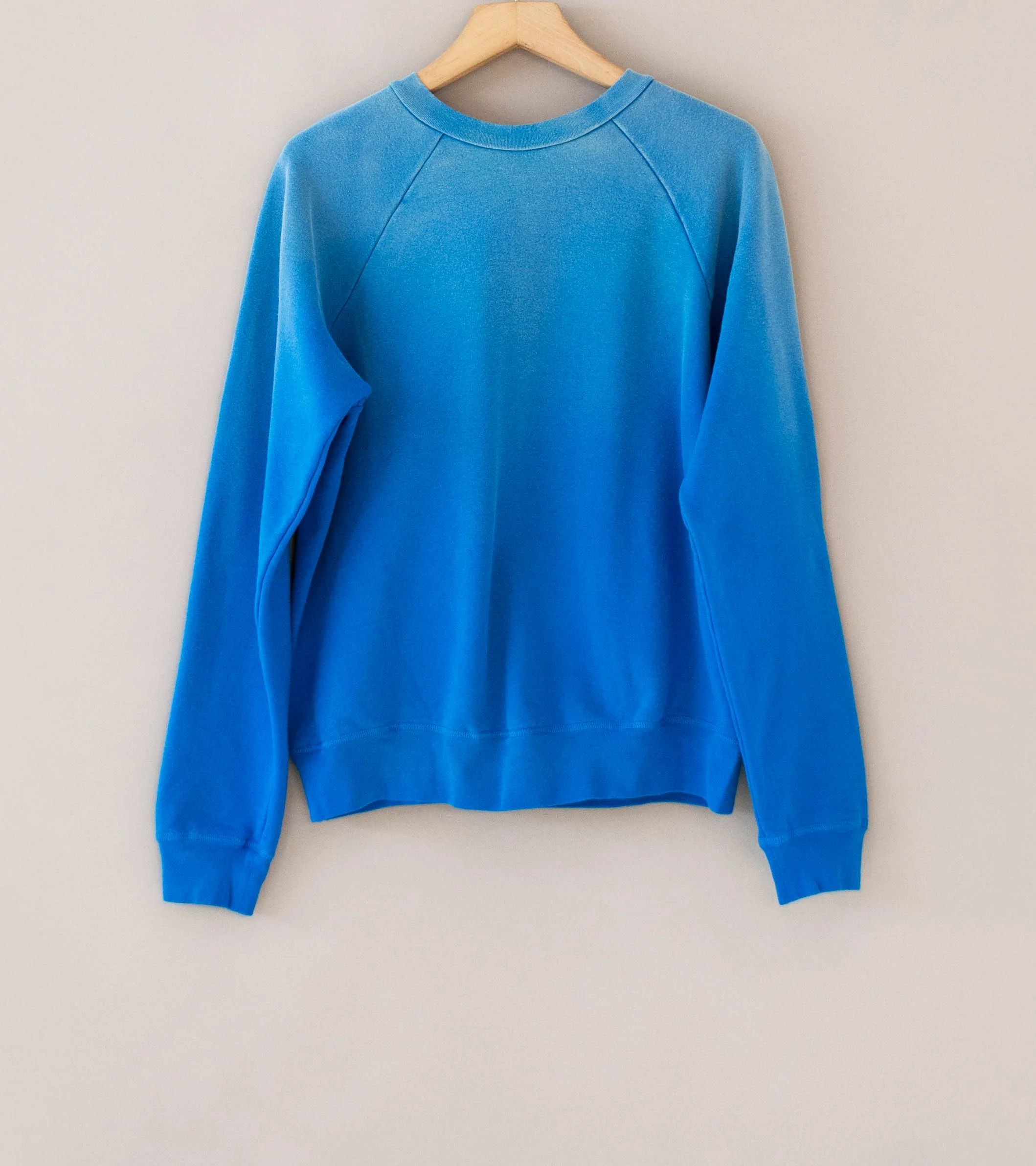 Niceness 'NAJA Distressed Sweat Double Front Pullover' (Blue) - Image 8