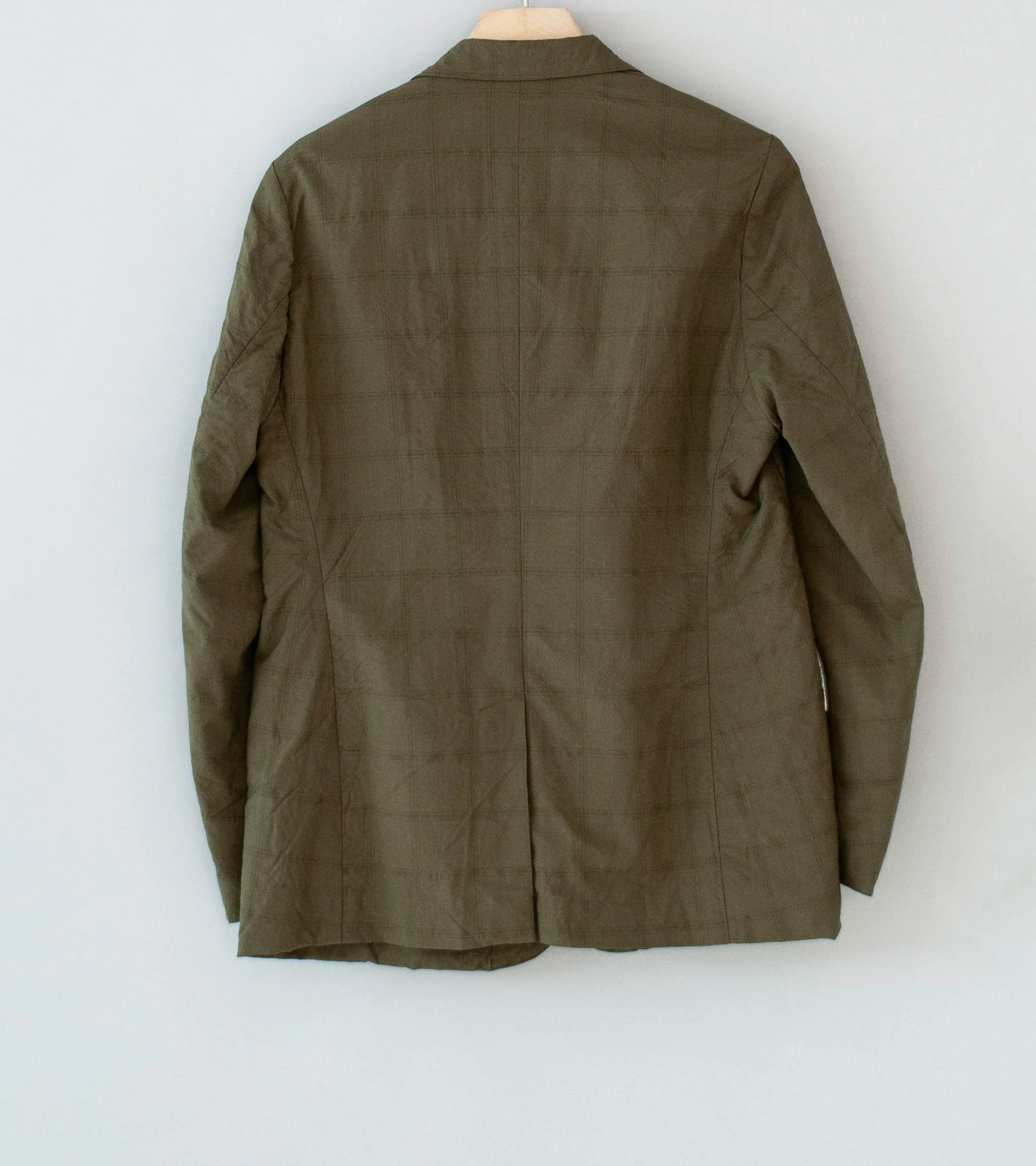 Niceness 'W.ROLAND Clover Leaf Check Jacket' (Khaki) - Image 9