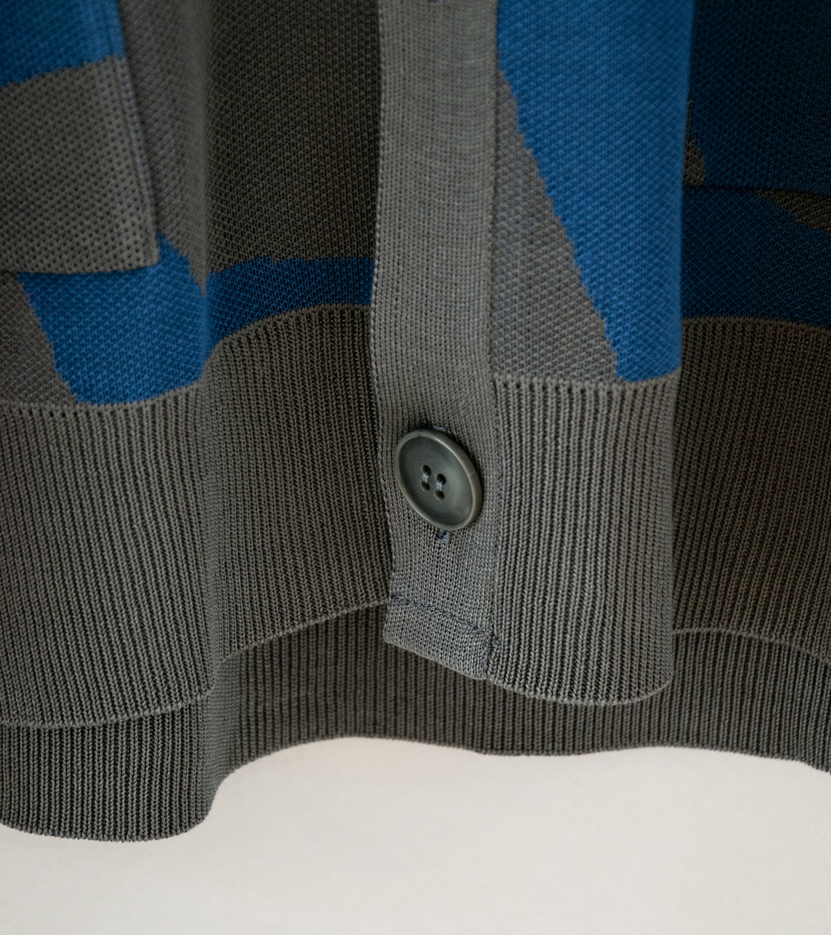 Offering ' Pattern Knit Cardigan' (Blue Grey) - Image 5