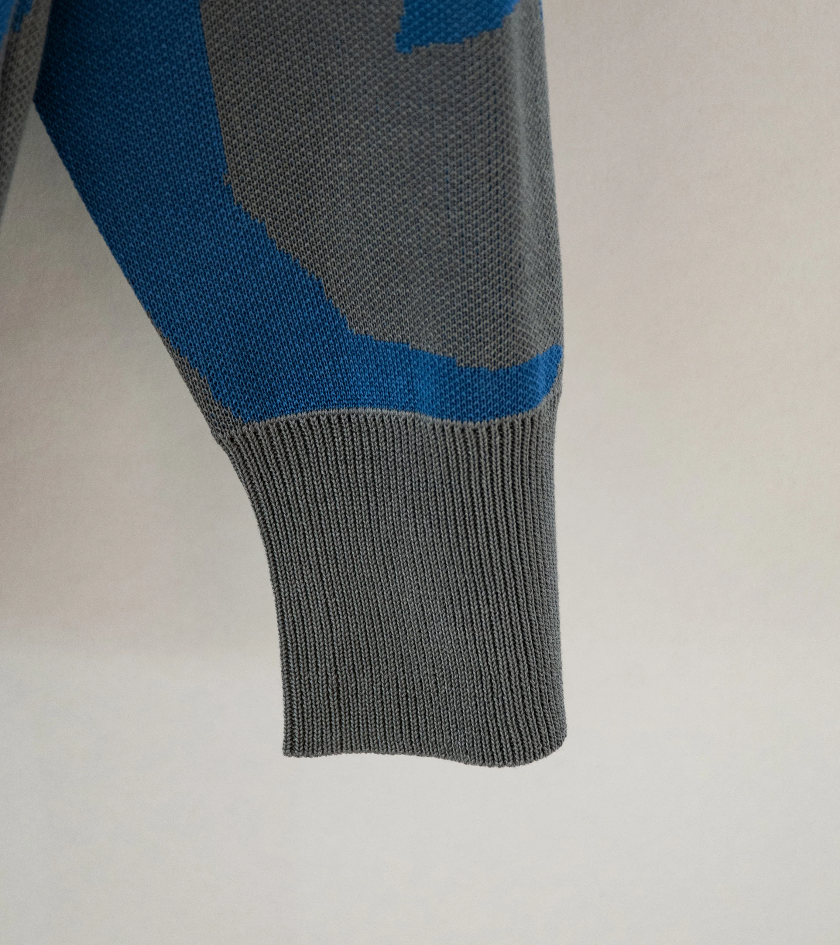 Offering ' Pattern Knit Cardigan' (Blue Grey) - Image 6