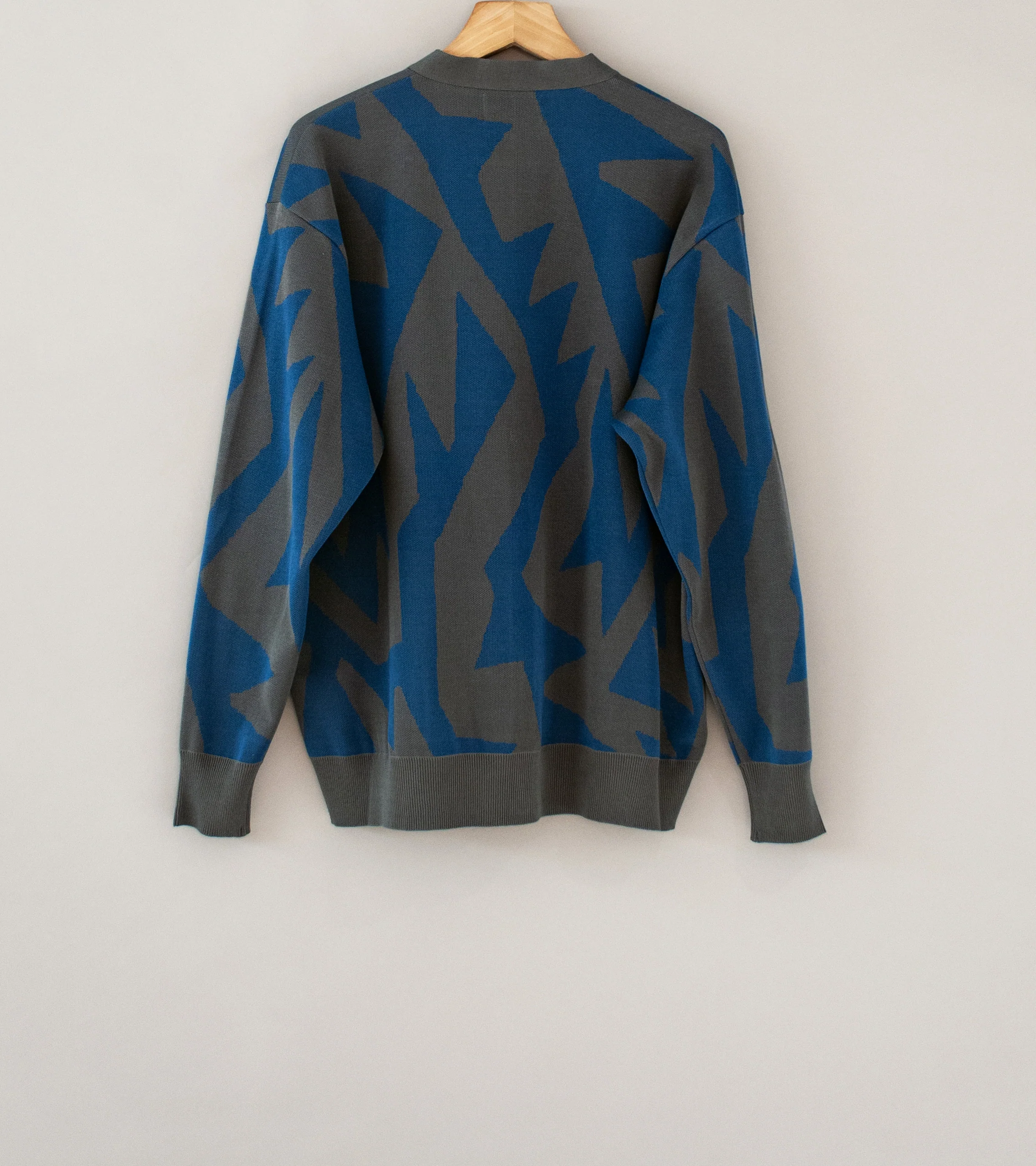 Offering ' Pattern Knit Cardigan' (Blue Grey) - Image 8