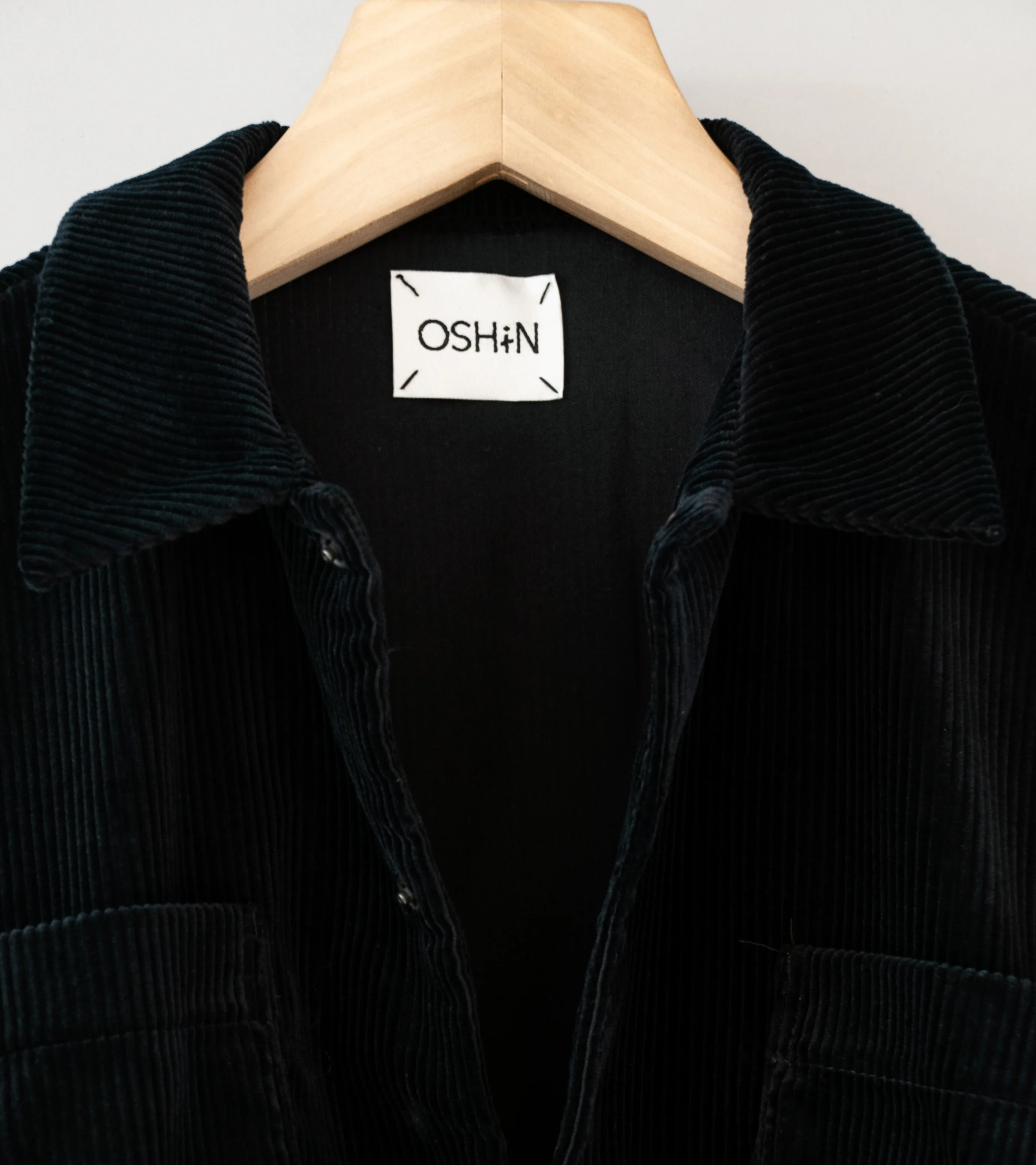 Oshin 'The Twist Popover Shirt' (Black) - Image 6