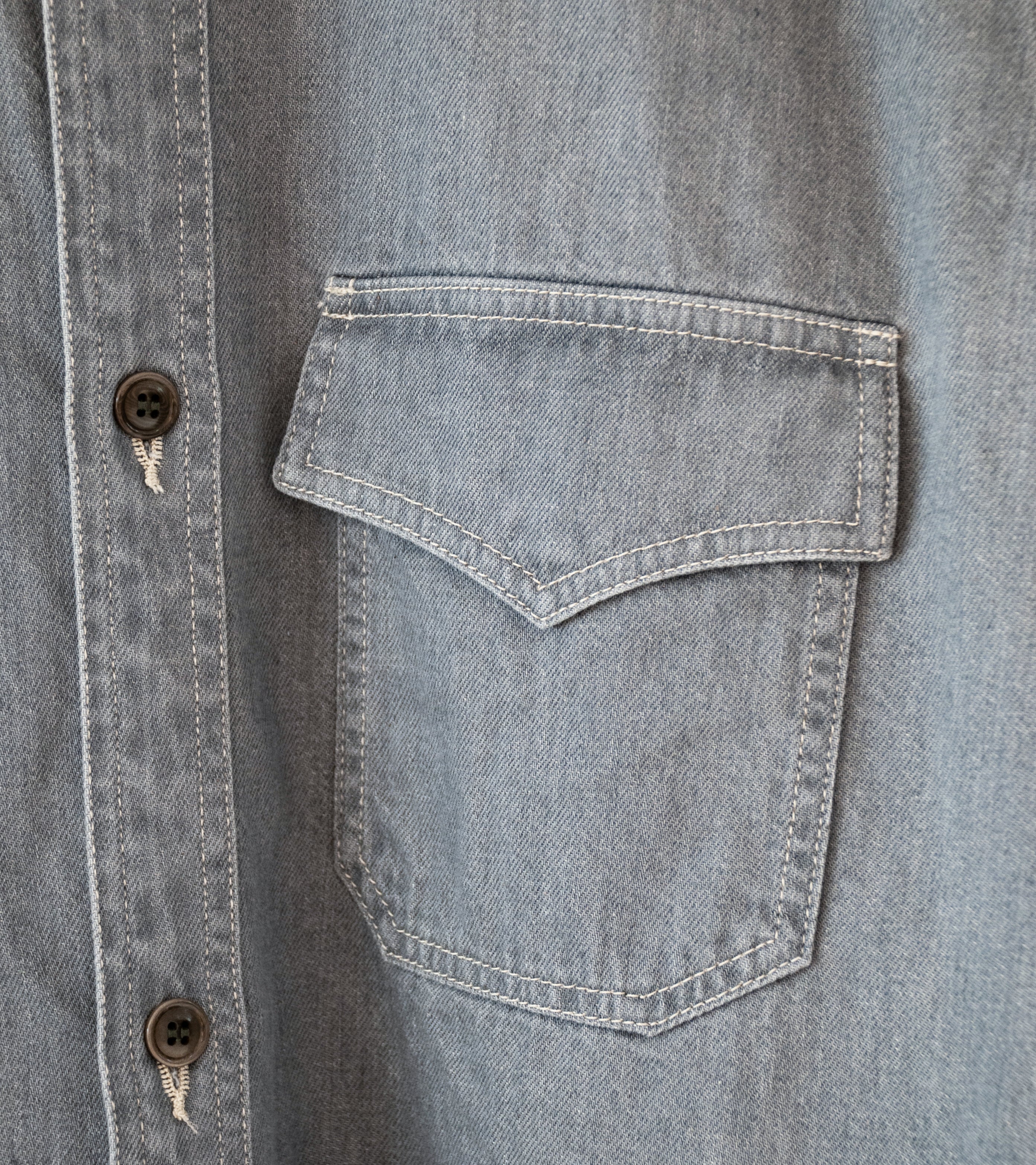 Product Twelve 'City Work Shirt' (Grey) - Image 3