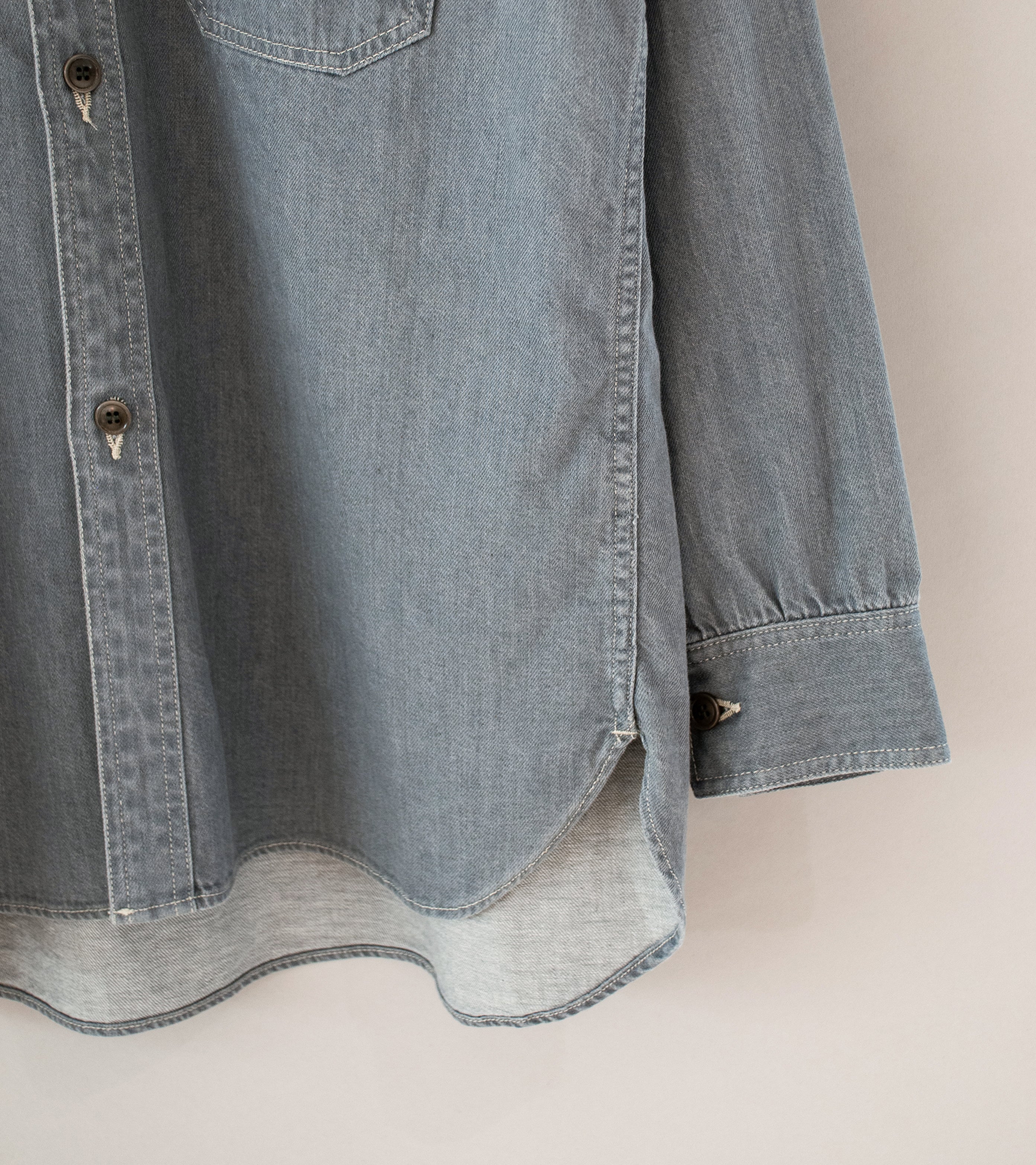 Product Twelve 'City Work Shirt' (Grey) - Image 4