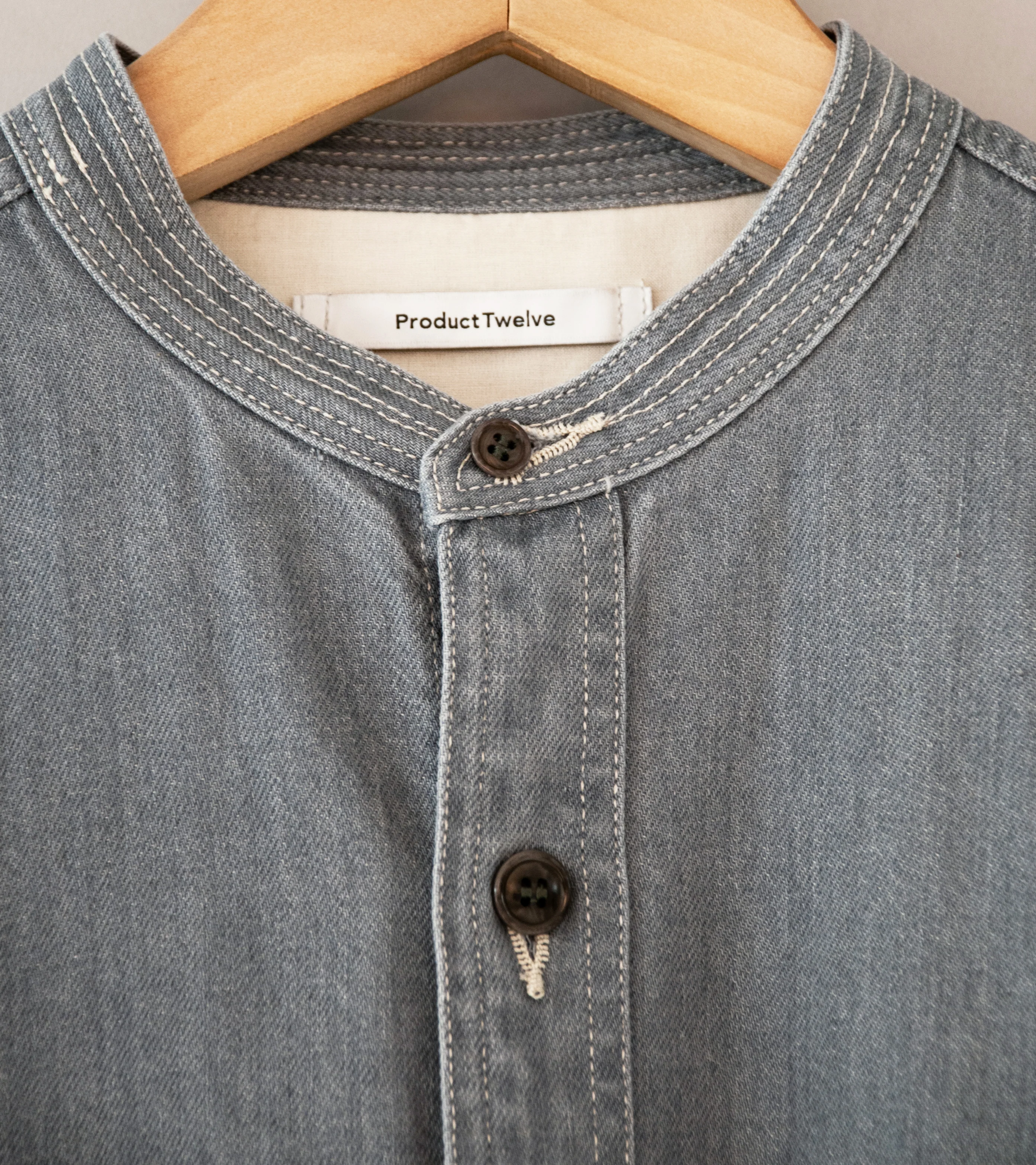 Product Twelve 'City Work Shirt' (Grey) - Image 6