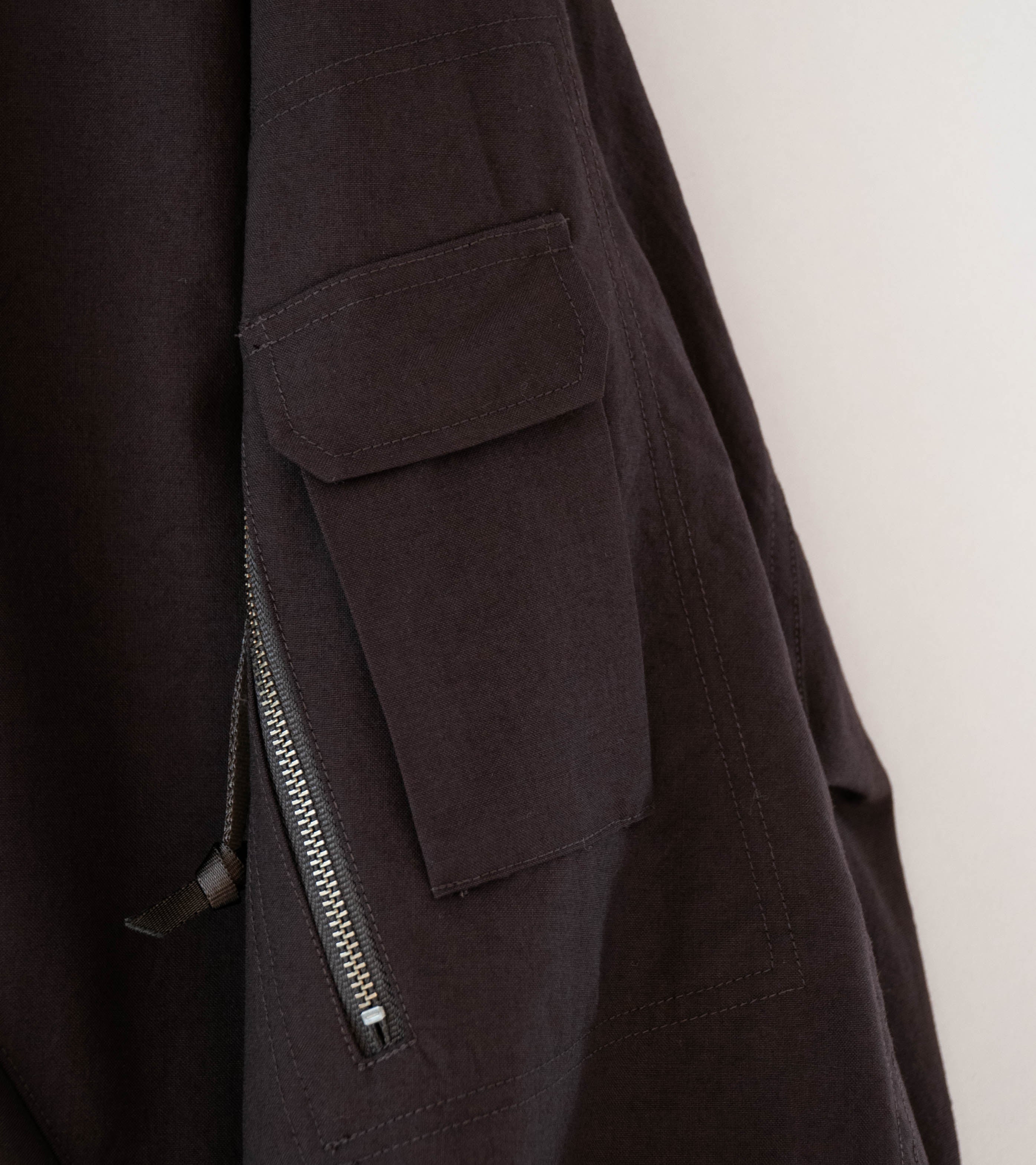 Product Twelve 'High Count Wool Field Coat' (Brown) - Image 3