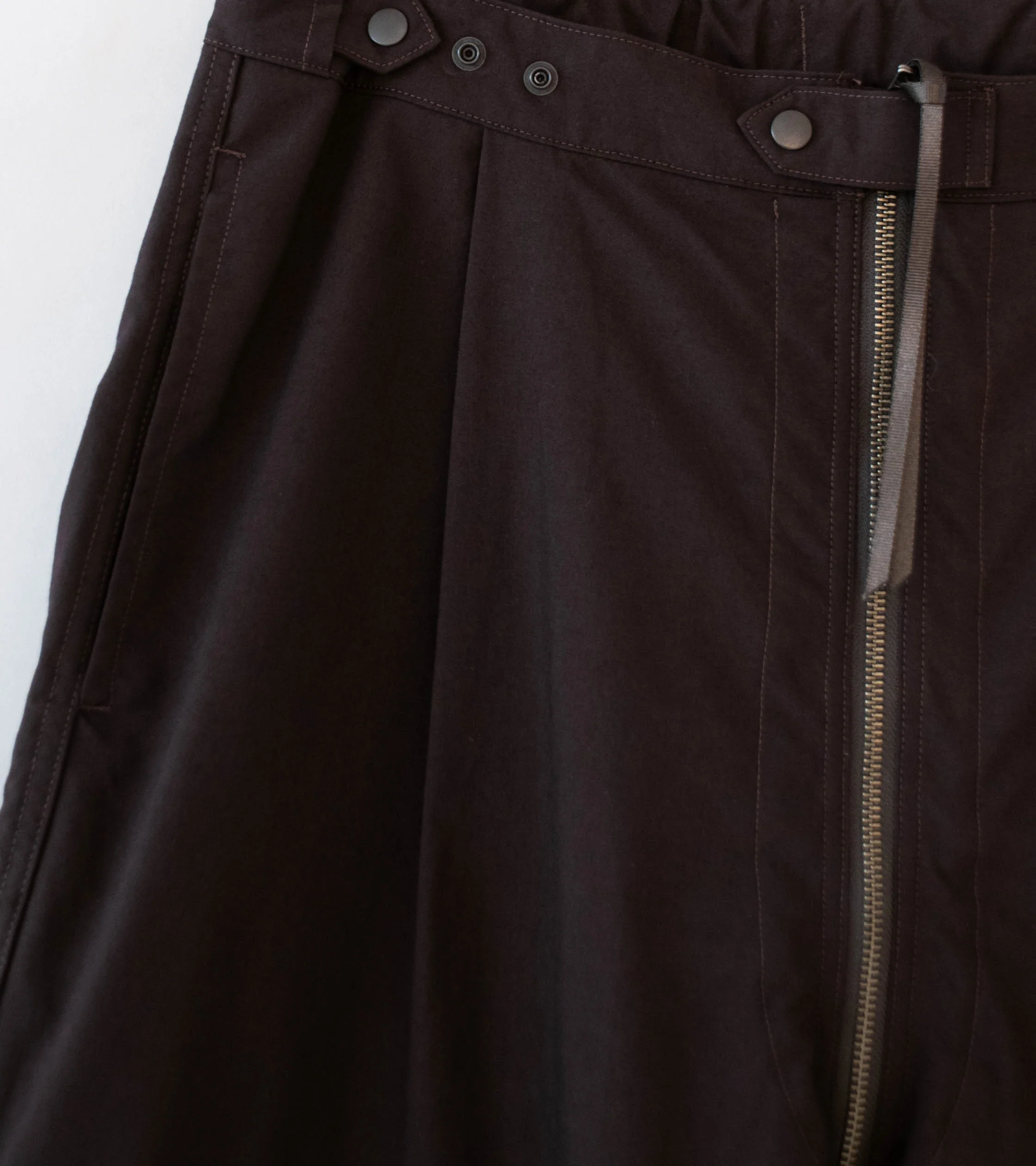 Product Twelve 'High Count Wool Flight Pants' (Brown) - Image 2