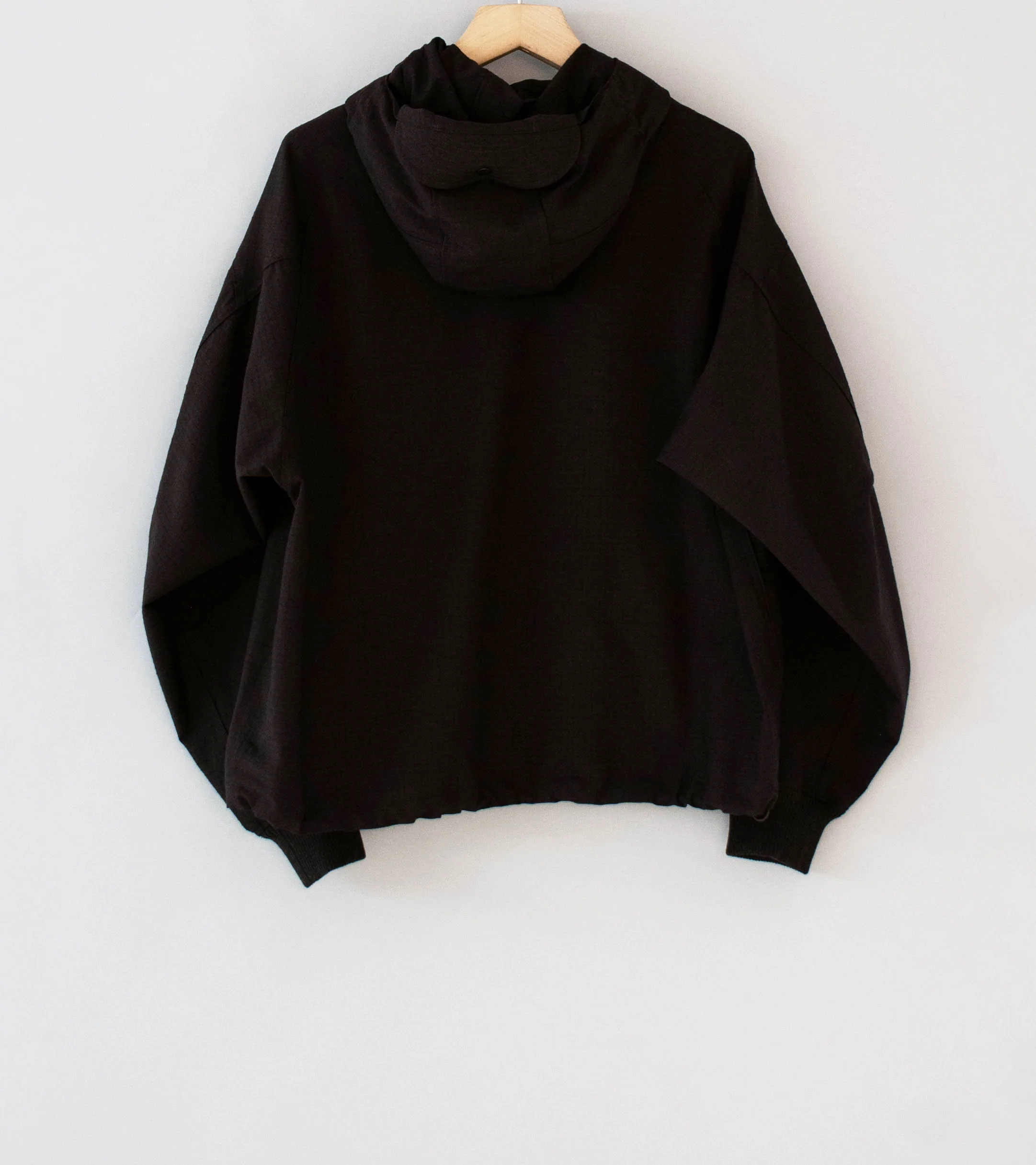 Product Twelve 'High Count Wool Ripstop Jacket' (Brown) - Image 8