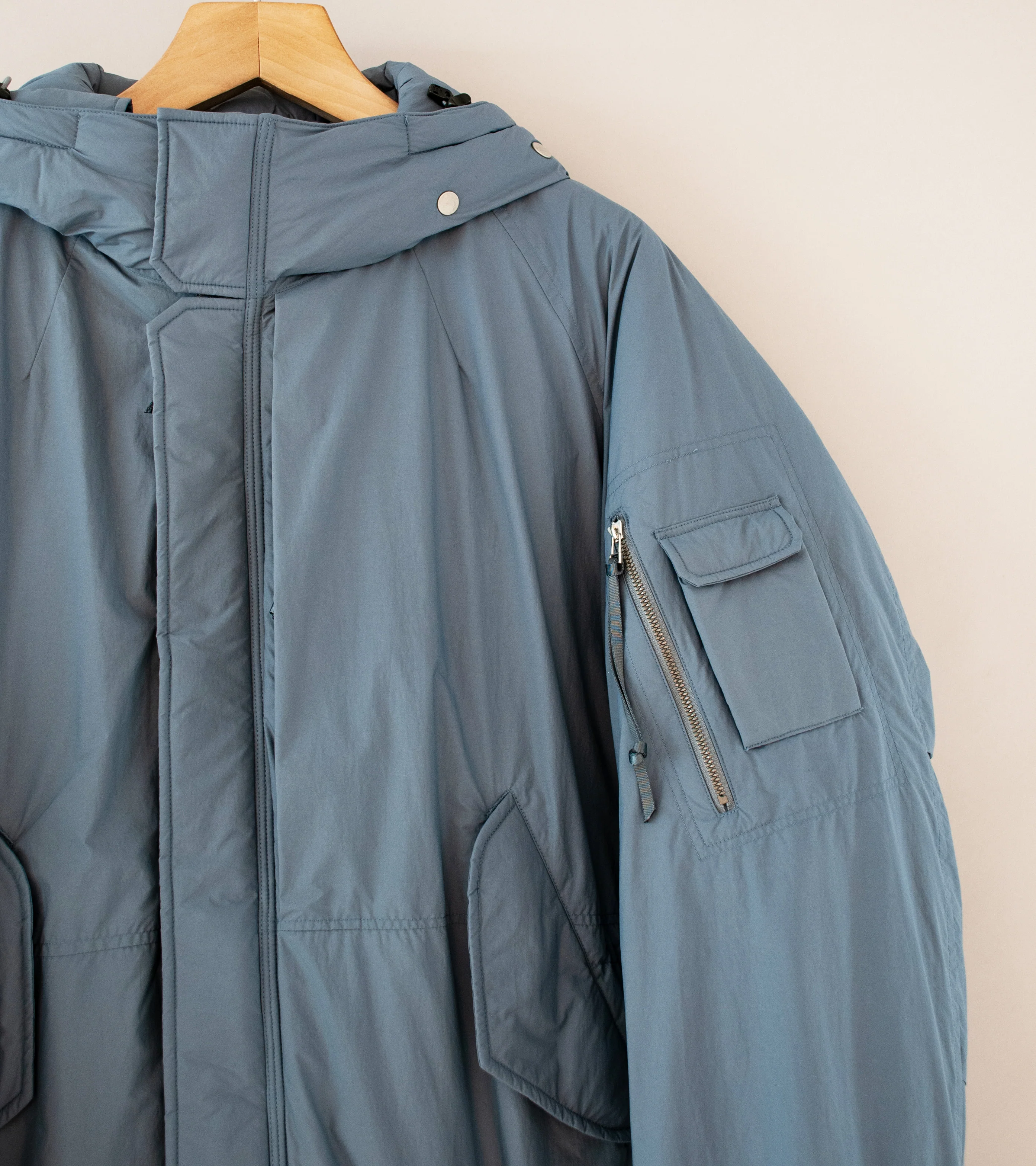 Product Twelve 'Primaloft Puffer Coat' (Grey) - Image 4