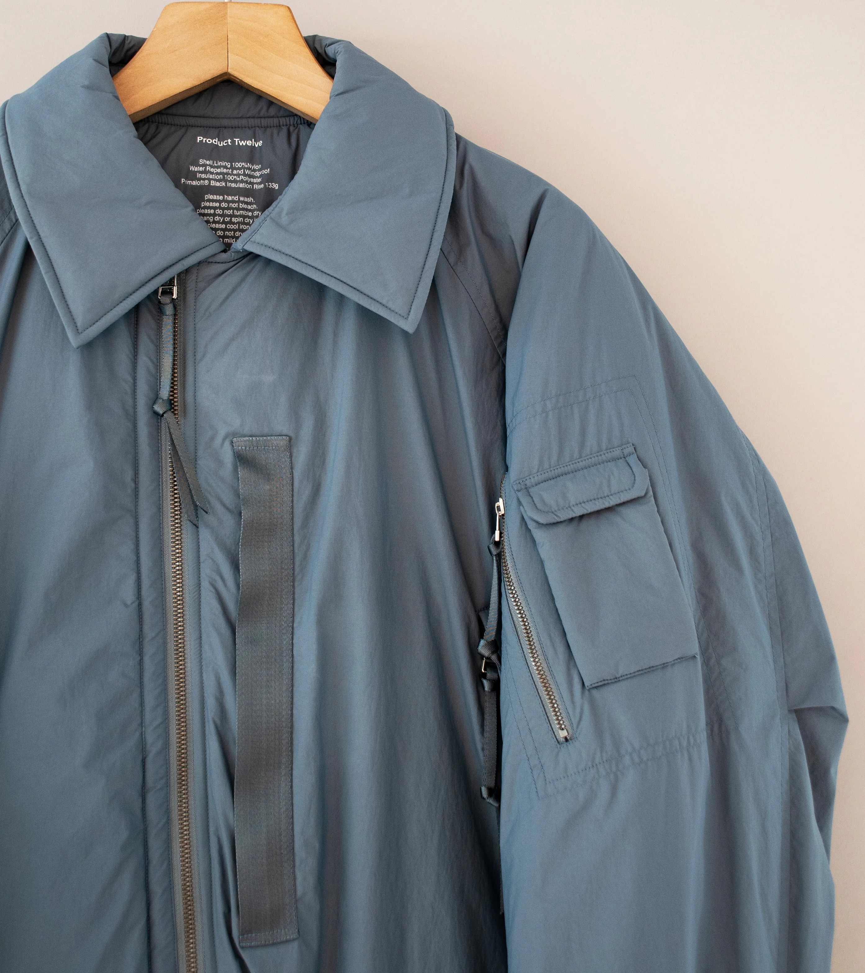 Product Twelve 'Primaloft Puffer Jacket' (Grey) - Image 5