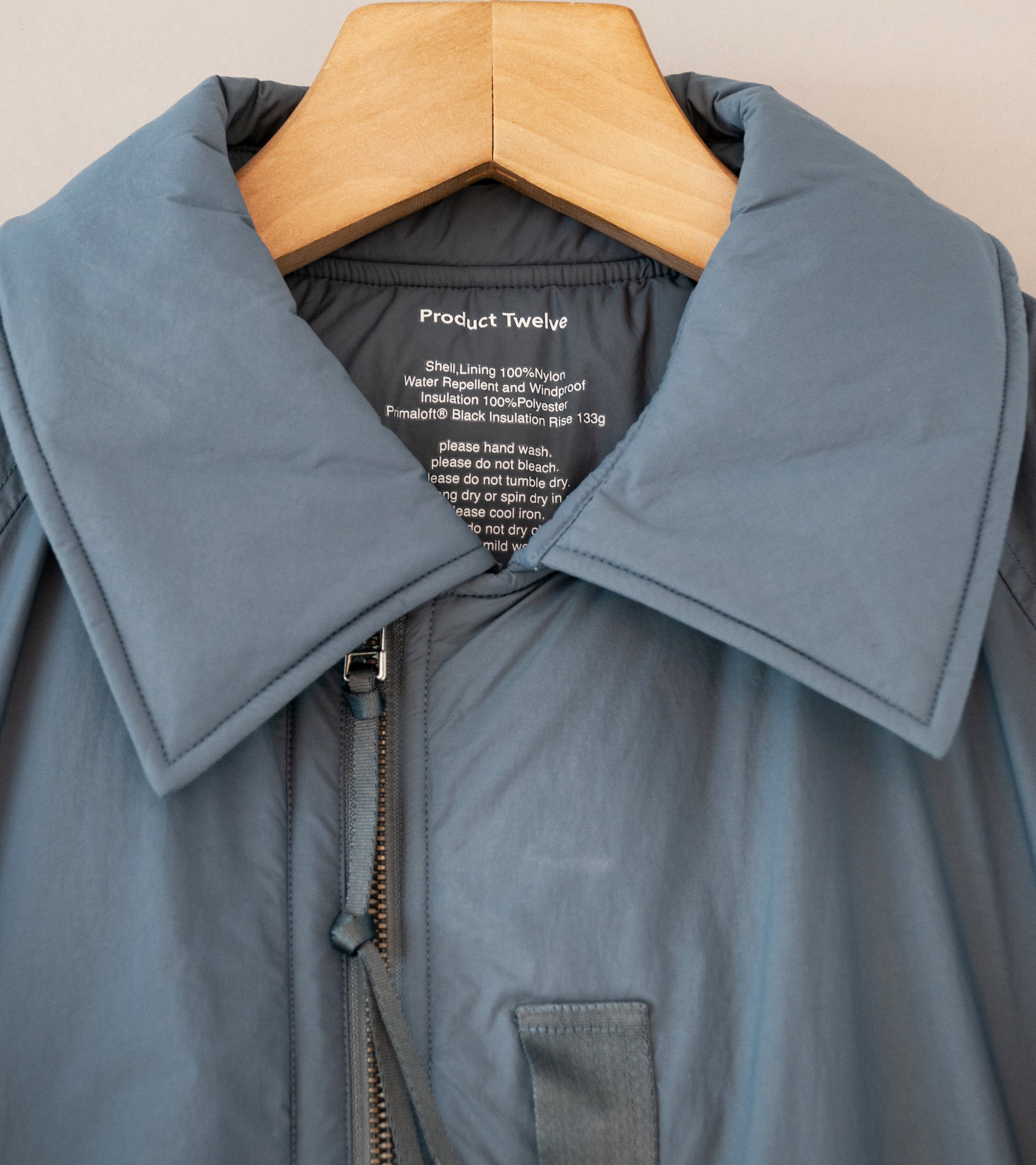 Product Twelve 'Primaloft Puffer Jacket' (Grey) - Image 8