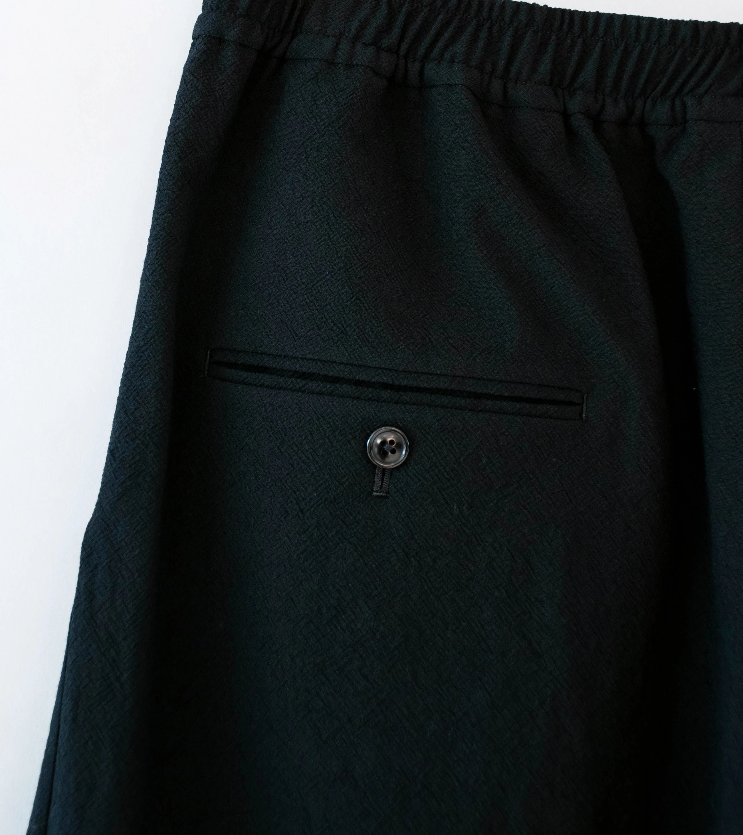 Product Twelve 'Techno Wool Sleeping Trousers' (Black) - Image 7