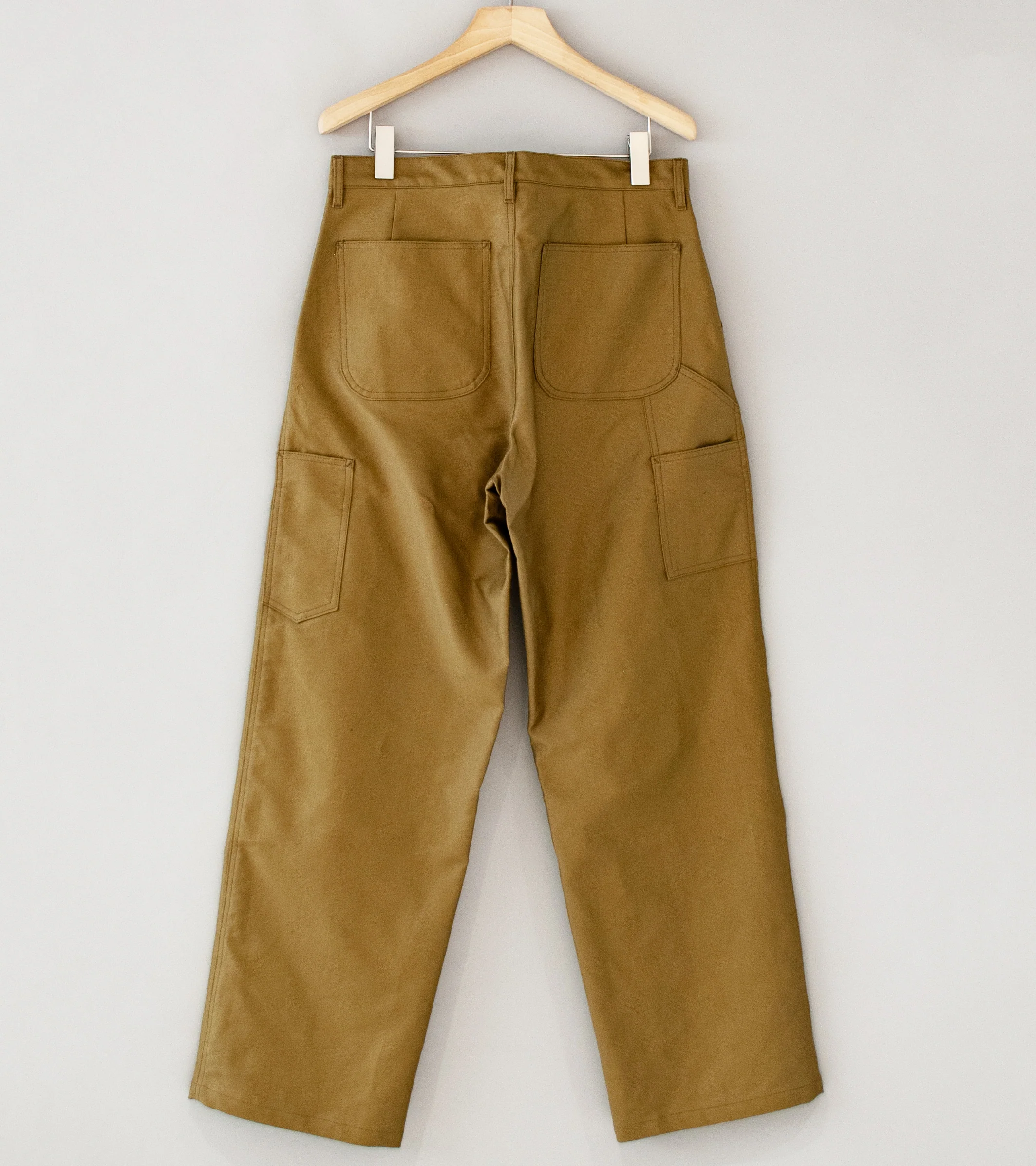 Royce Hill ‘Work Trouser Two’ (Khaki Giza Cotton Cord) - Image 5