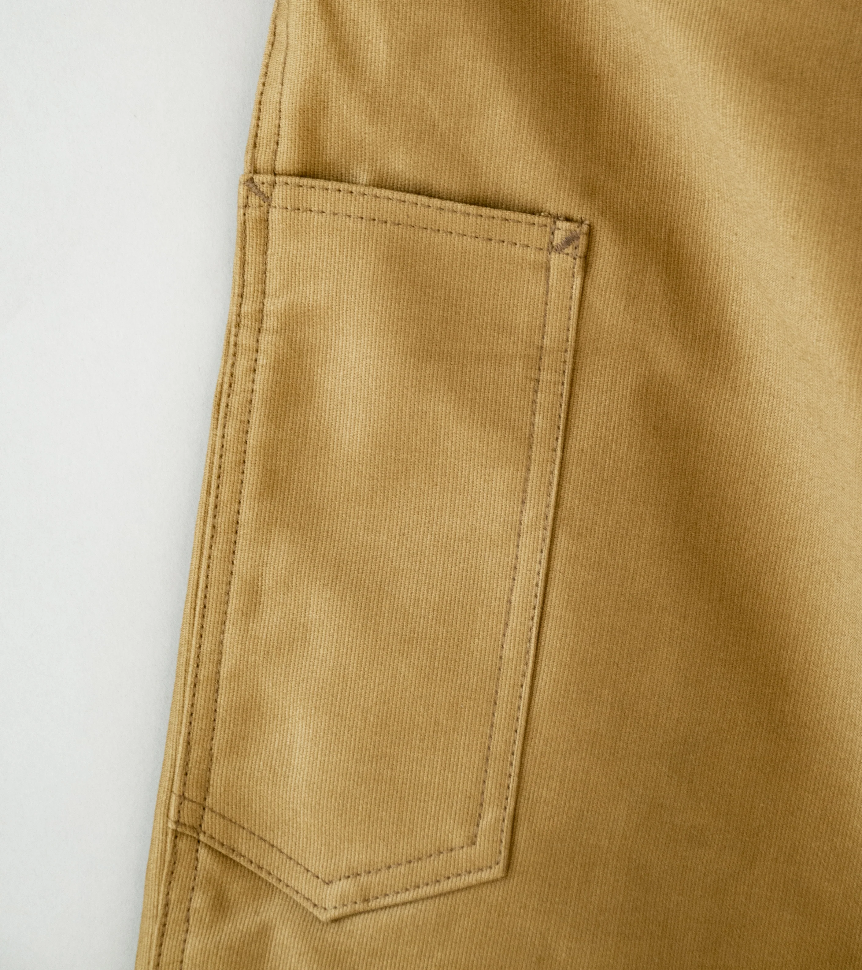 Royce Hill ‘Work Trouser Two’ (Khaki Giza Cotton Cord) - Image 7