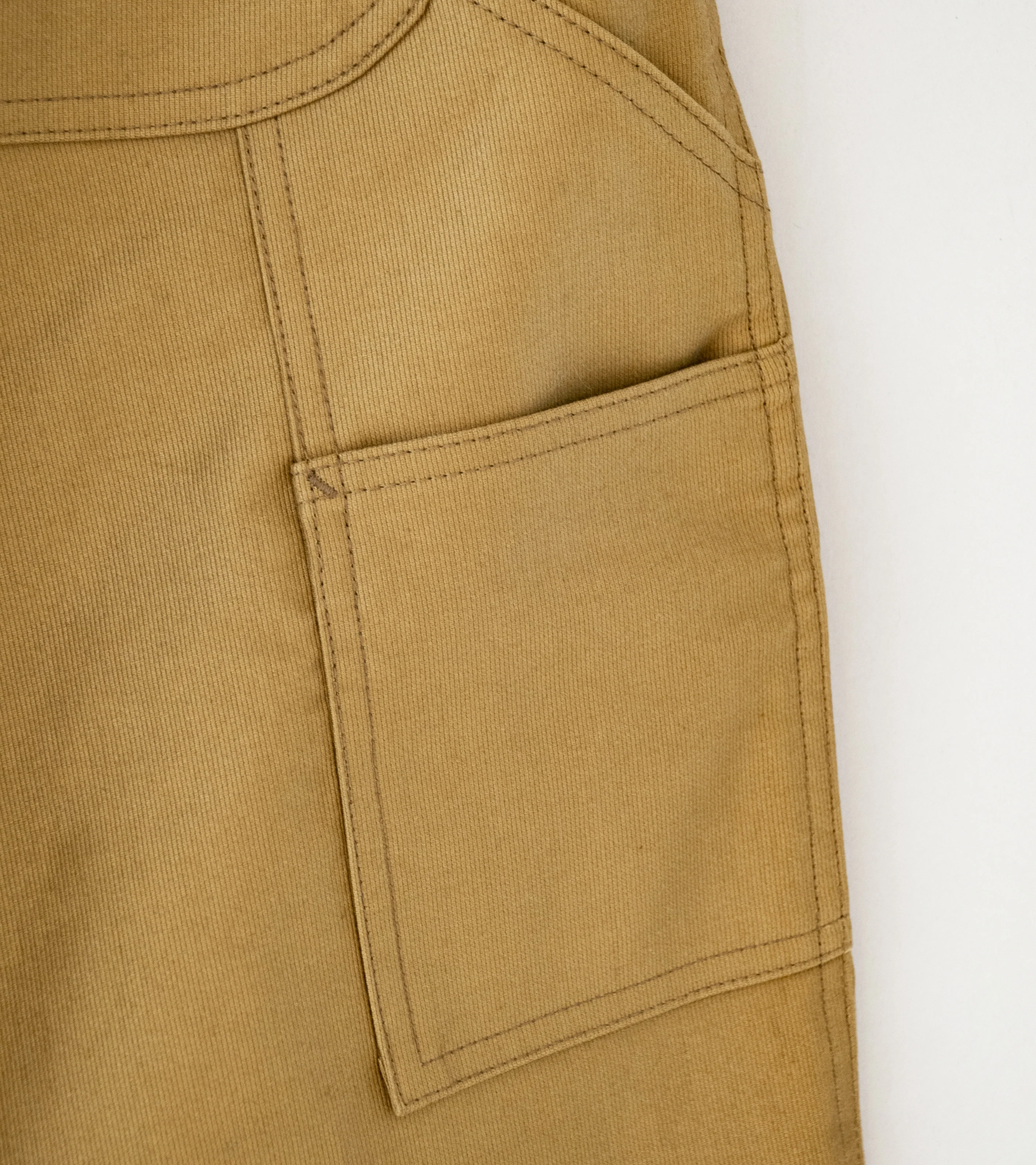 Royce Hill ‘Work Trouser Two’ (Khaki Giza Cotton Cord) - Image 8