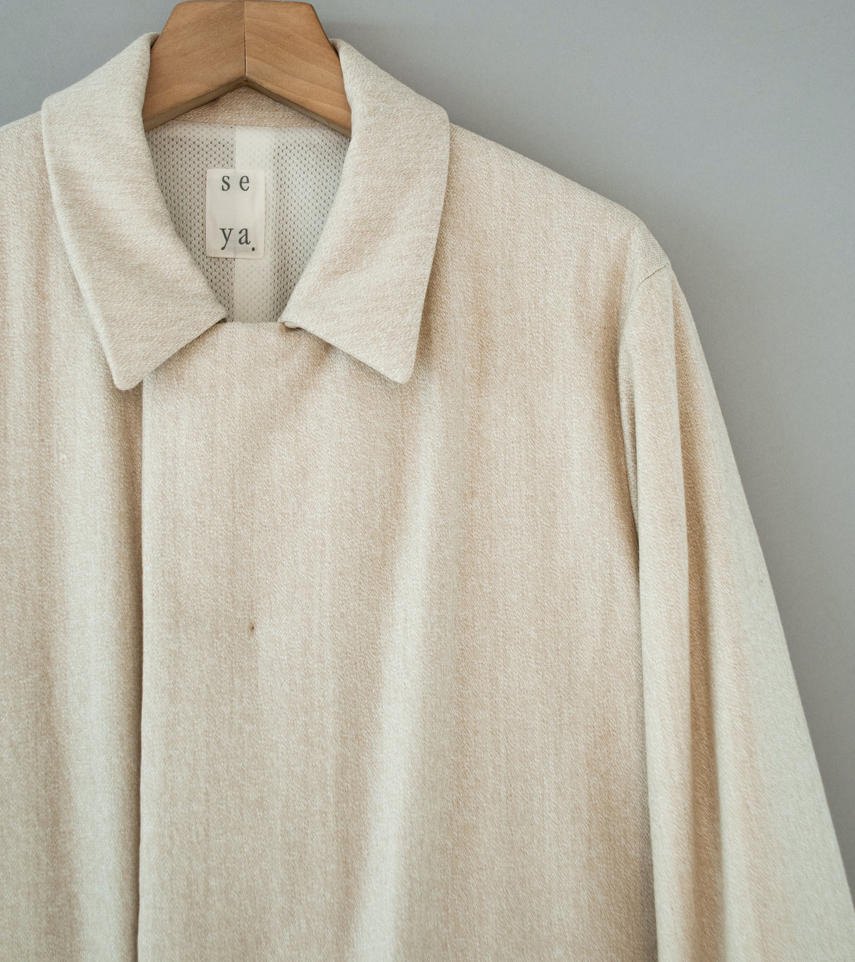 Seya 'Fluffy Wind Blouson' (Creme Fine Grained Tweed) - Image 4