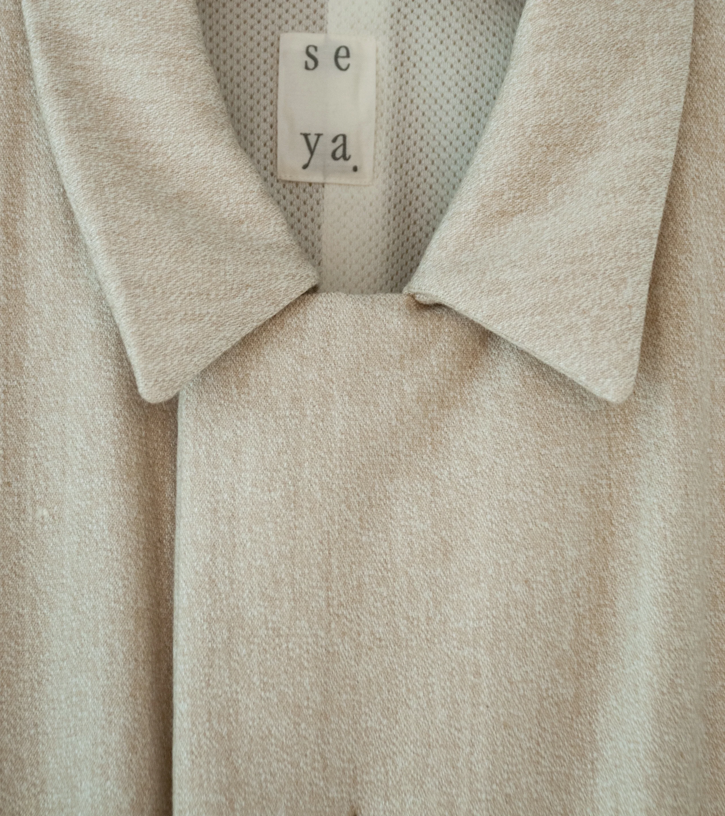 Seya 'Fluffy Wind Blouson' (Creme Fine Grained Tweed) - Image 7