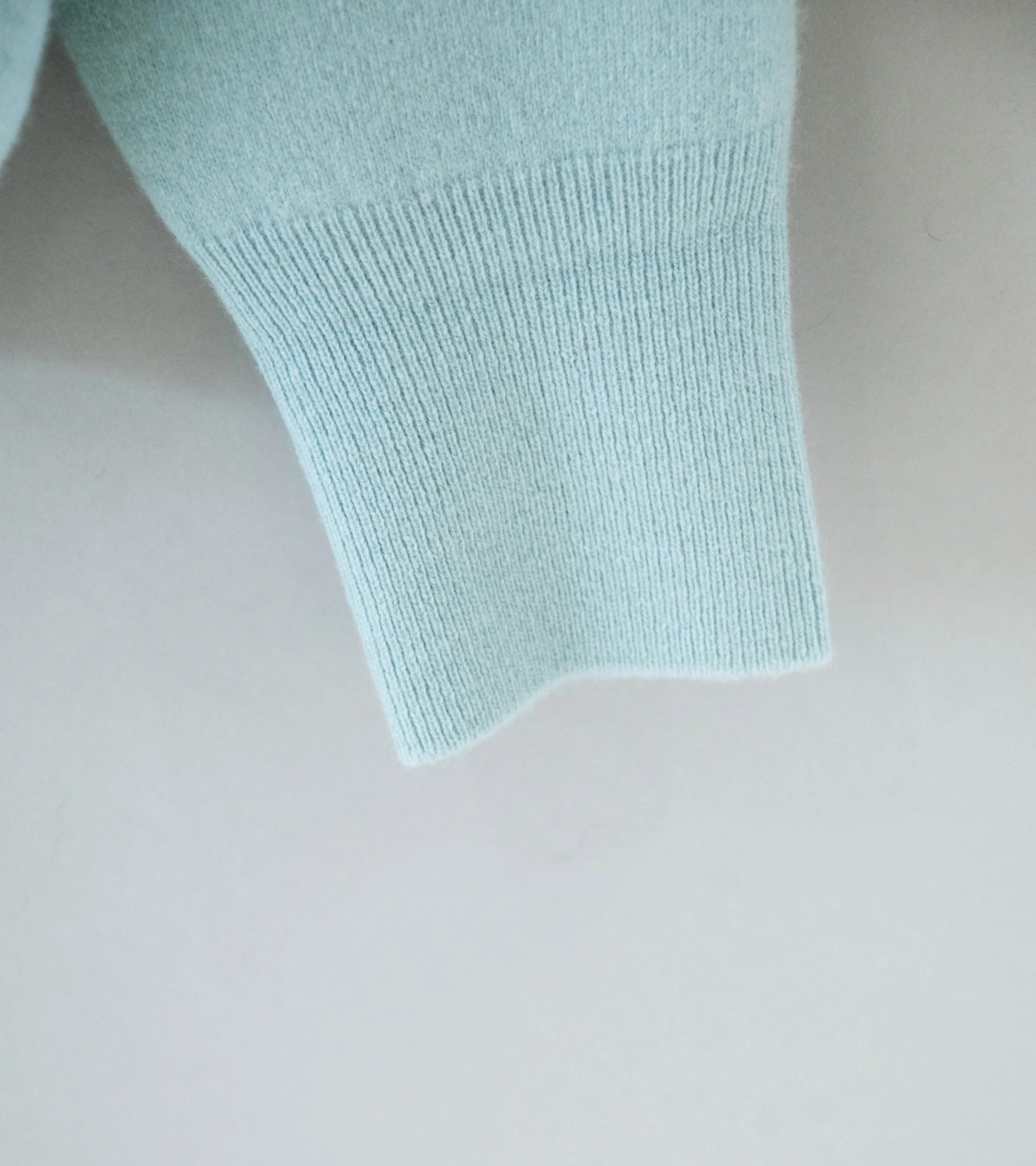 Stein 'Extra Fine Wool Knit Polo LS' (Blue) - Image 4