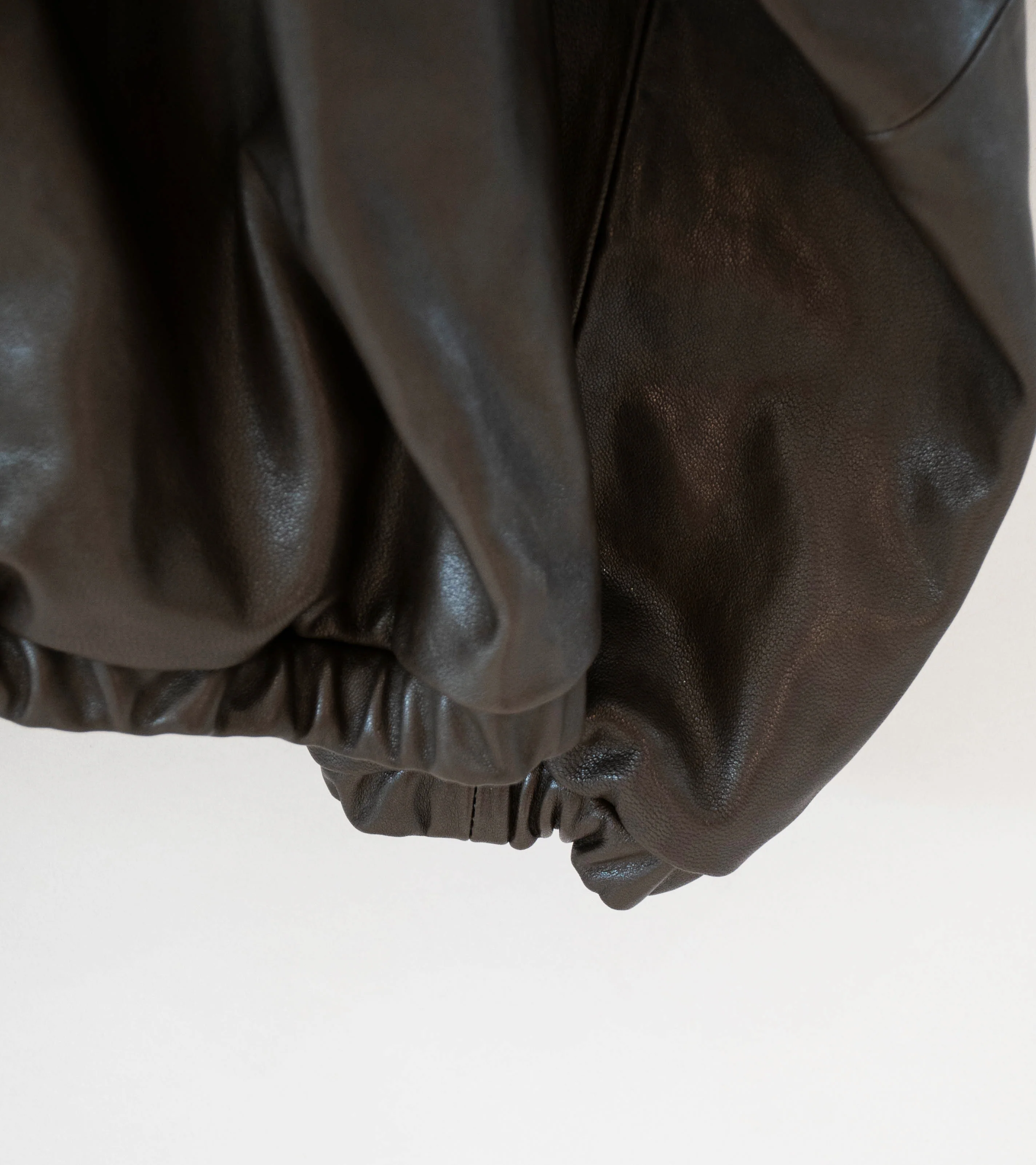 Stein 'Lamb Leather Light Zip Jacket' (Dark Brown) - Image 8