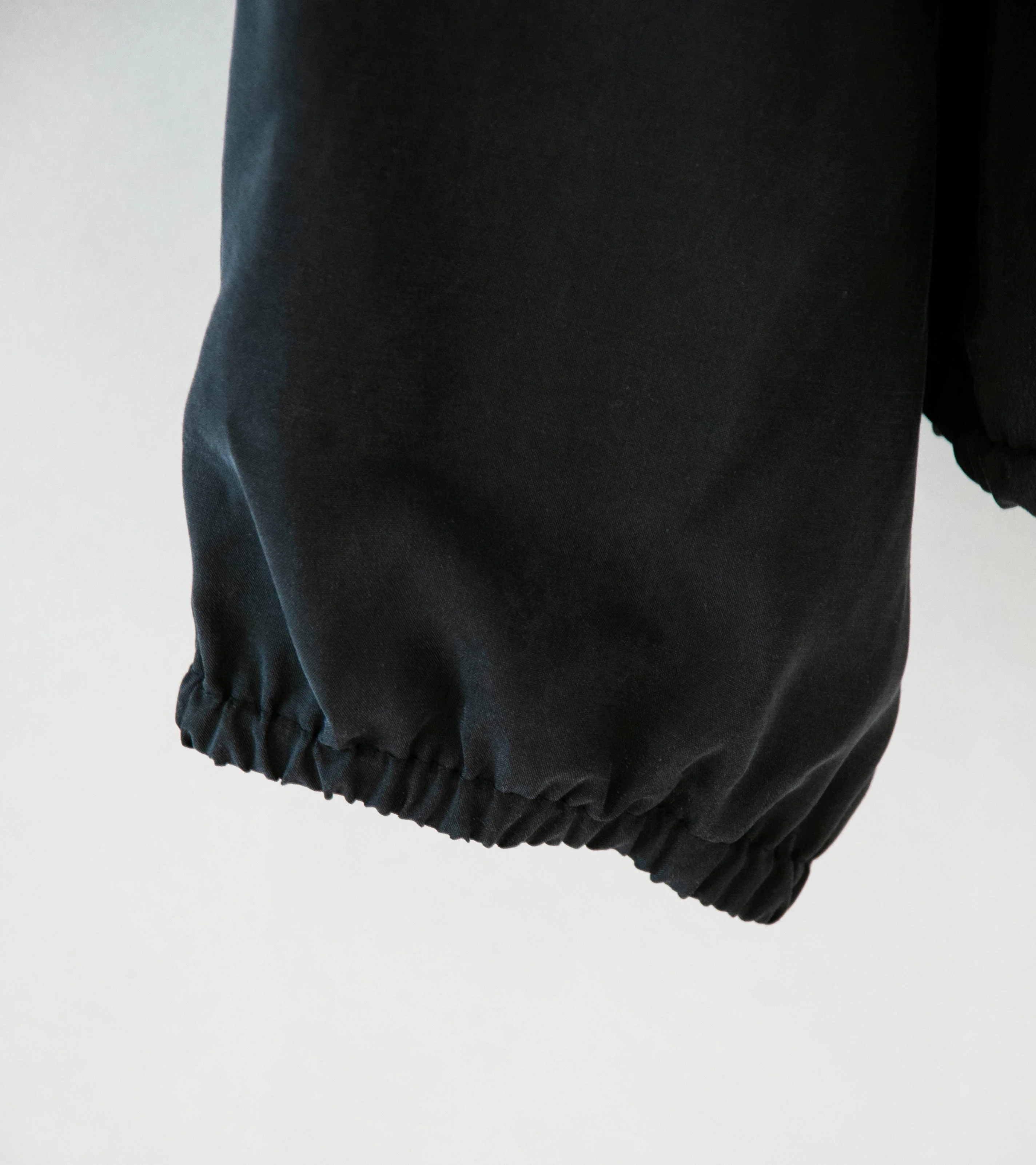 Stein 'Silk Nylon Collared Zip Jacket' (Black) - Image 5