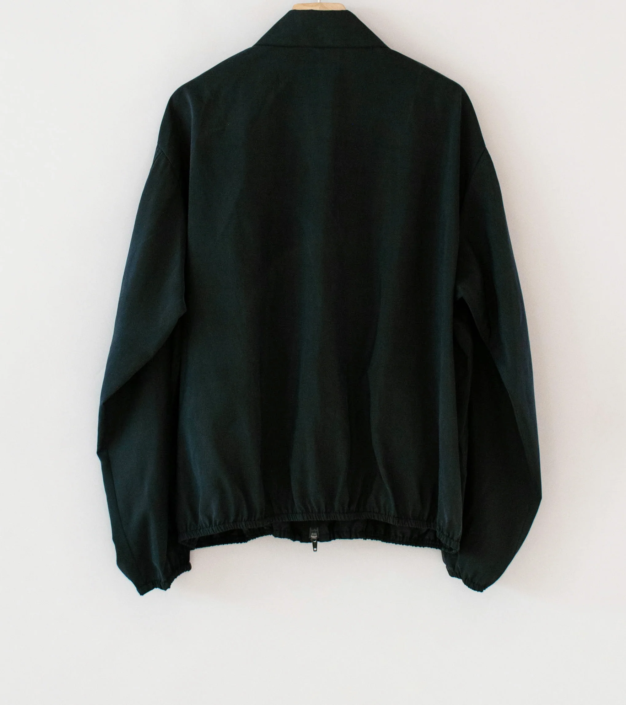 Stein 'Silk Nylon Collared Zip Jacket' (Black) - Image 8