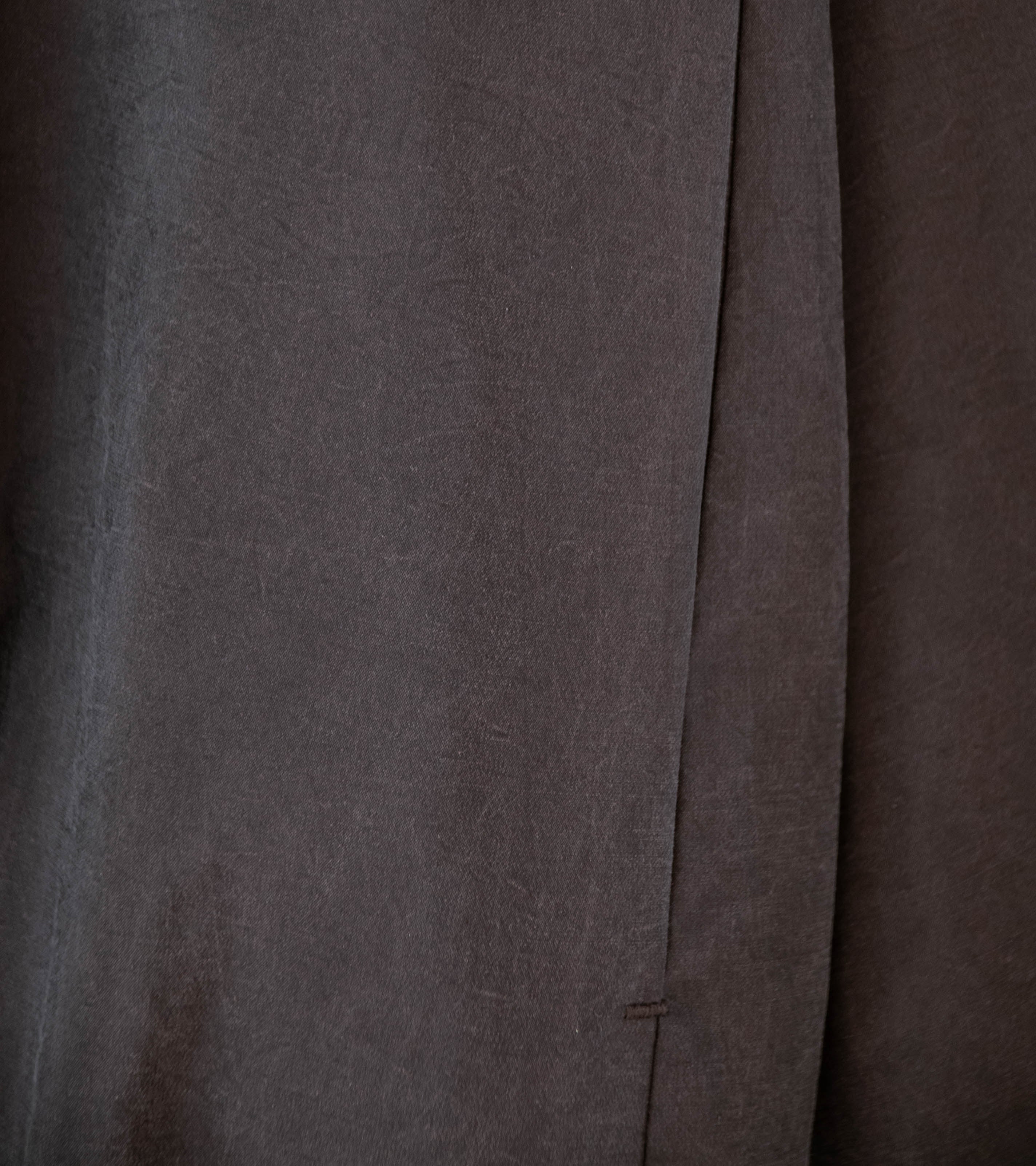 Stein 'Silk Nylon Collared Zip Jacket' (Charcoal Brown) - Image 4