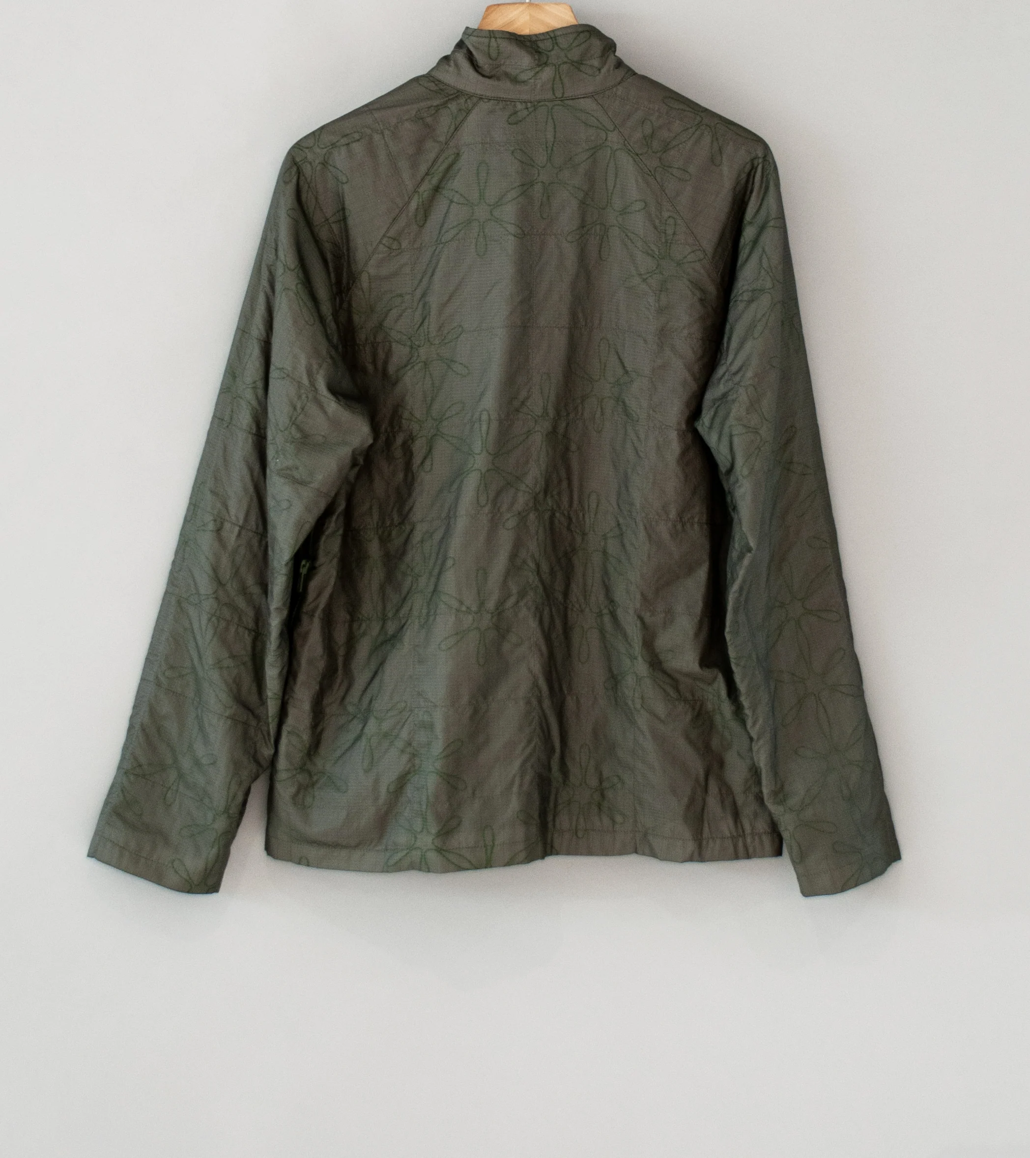 Sturla 'Grid Zip Up' (Grape Leaf White Grass Green Ripstop Nylon) - Image 7