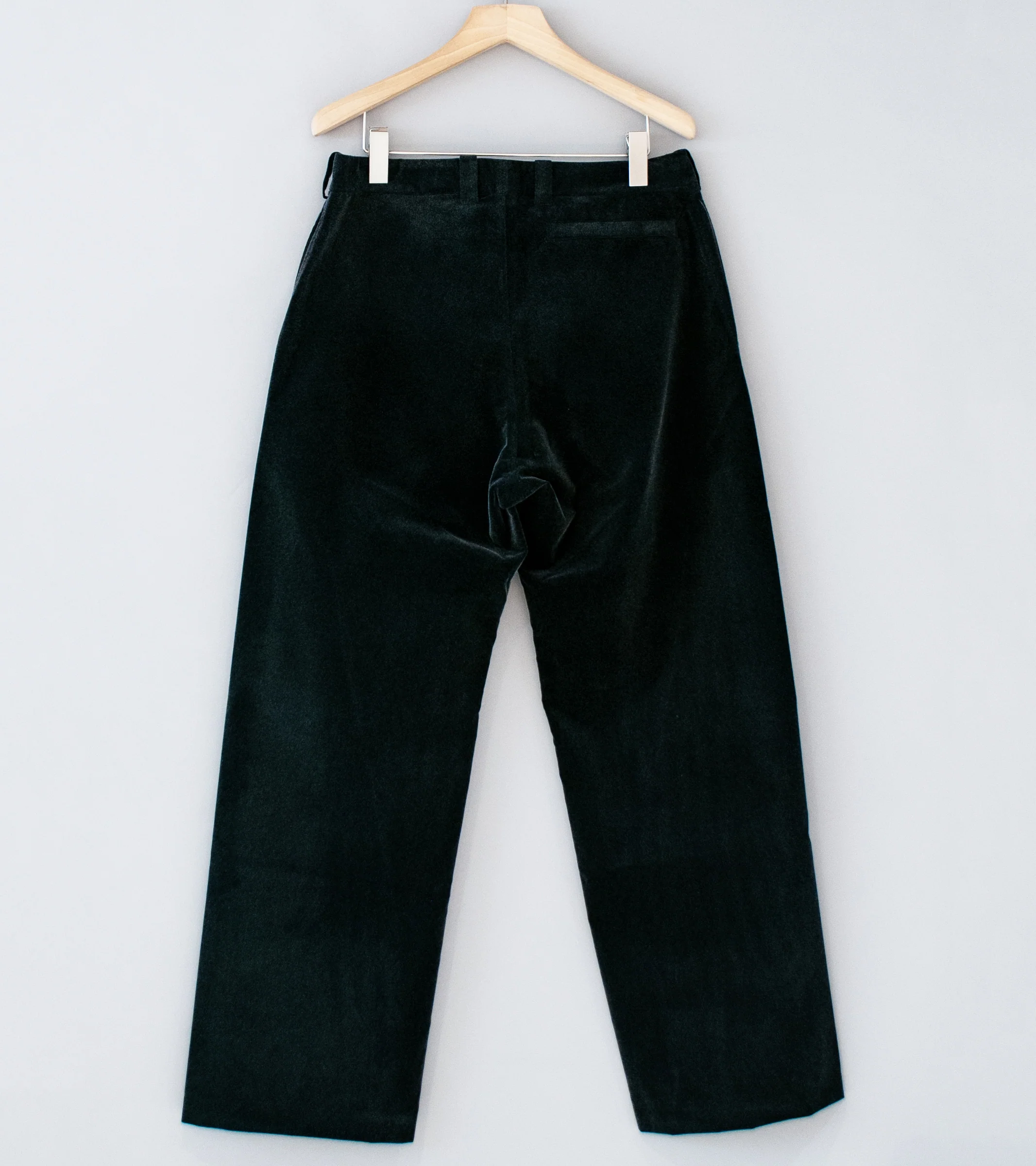 Sturla 'Twisted Seam Trousers' (Charcoal Flocked Nylon) - Image 5