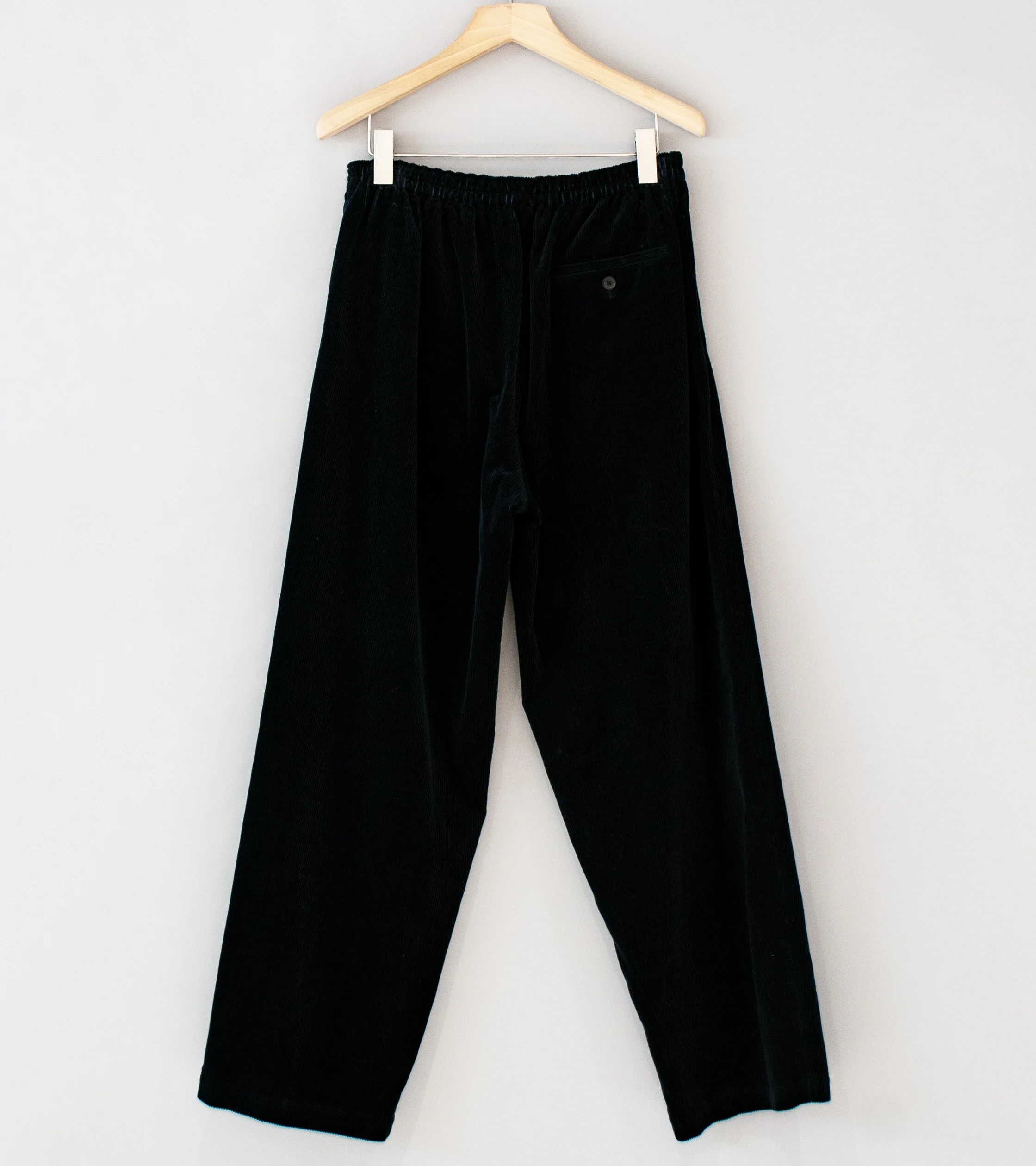 YLÈVE 'Organic Cotton Wale Corduroy Trousers' (Navy) - Image 4